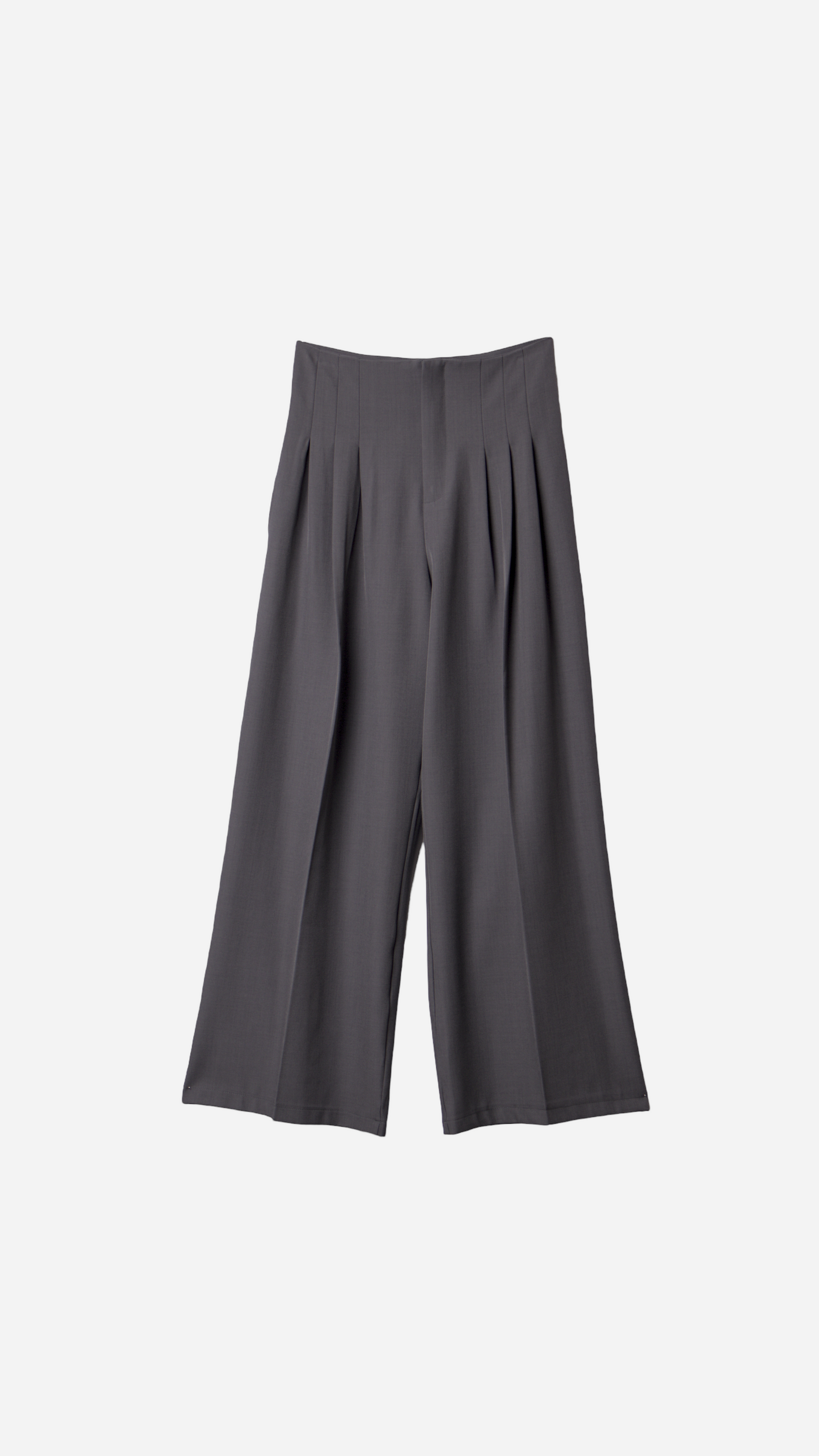 WIDE LEG PLEATED DRESS PANTS
