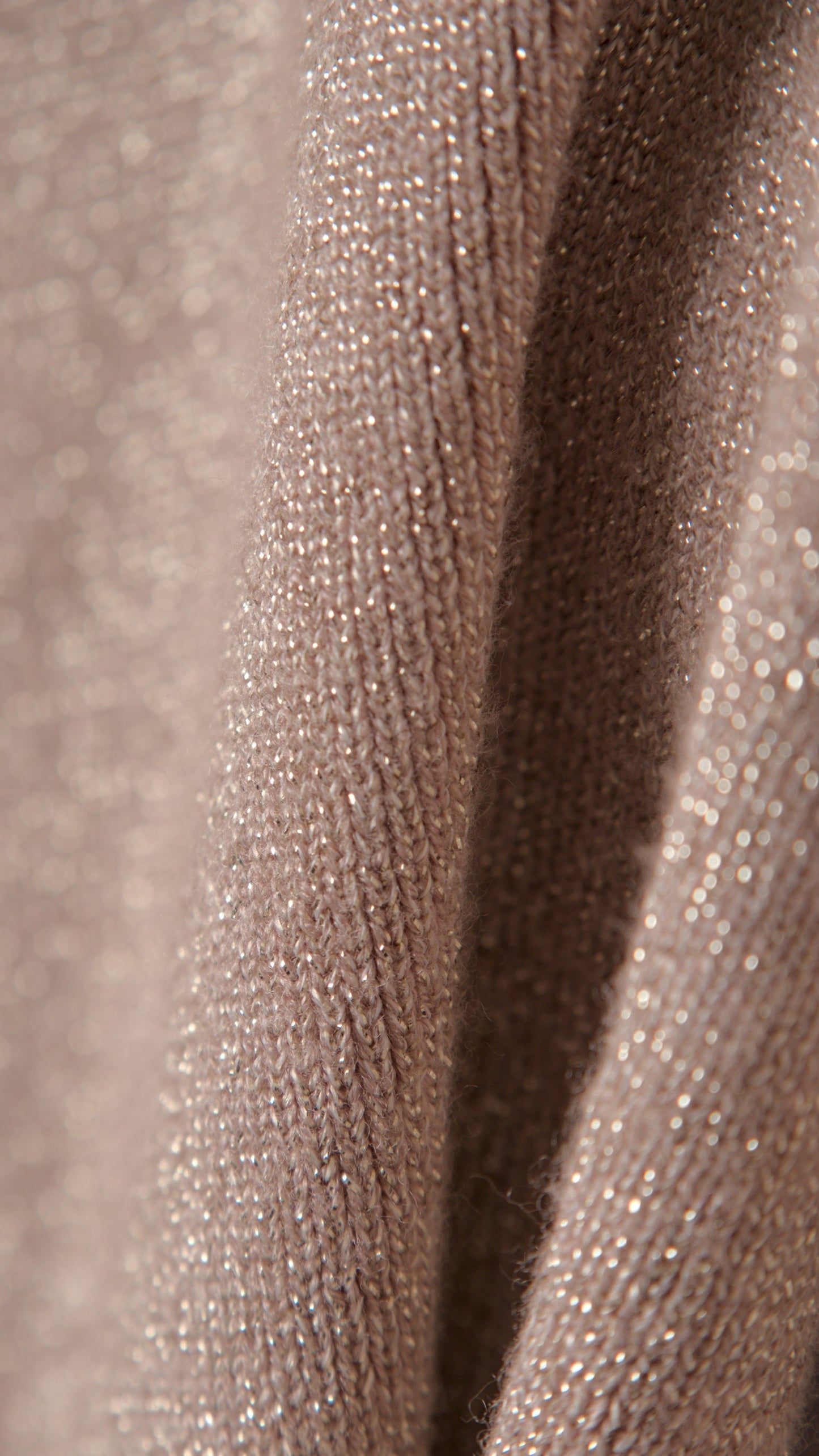 METALLIC THREAD CROSSED T-SHIRT