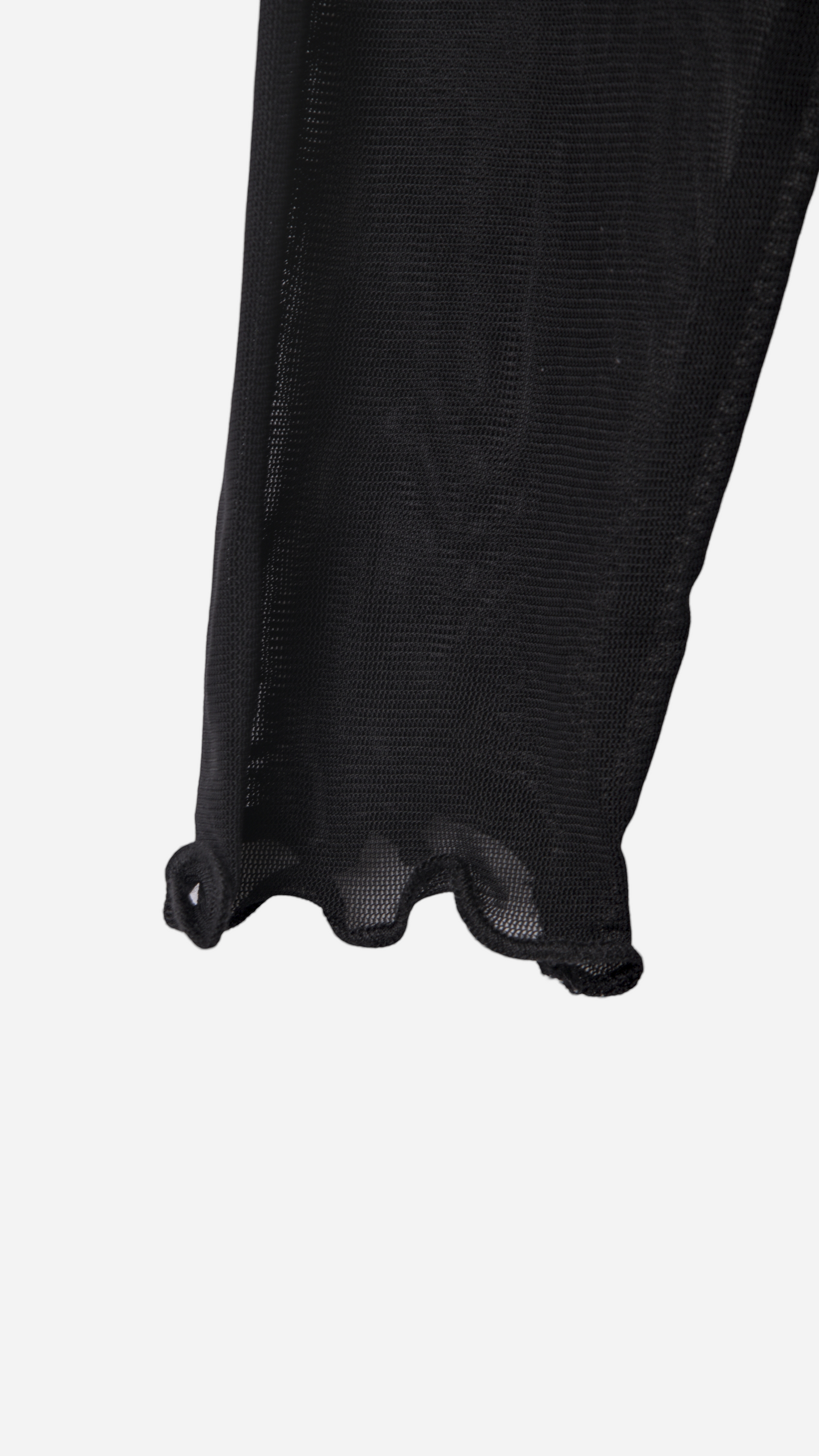 TRANSPARENT HIGH NECK T-SHIRT