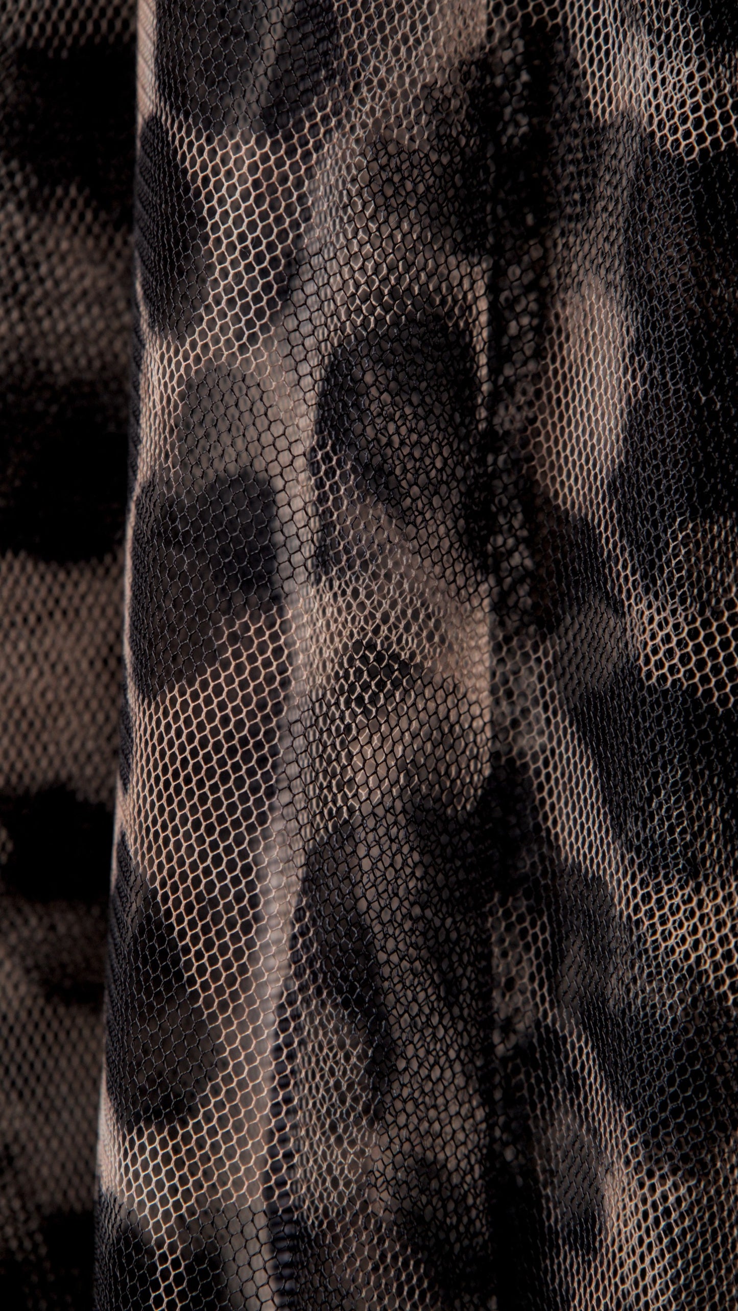 ANIMAL PRINT TULLE MIDI SKIRT