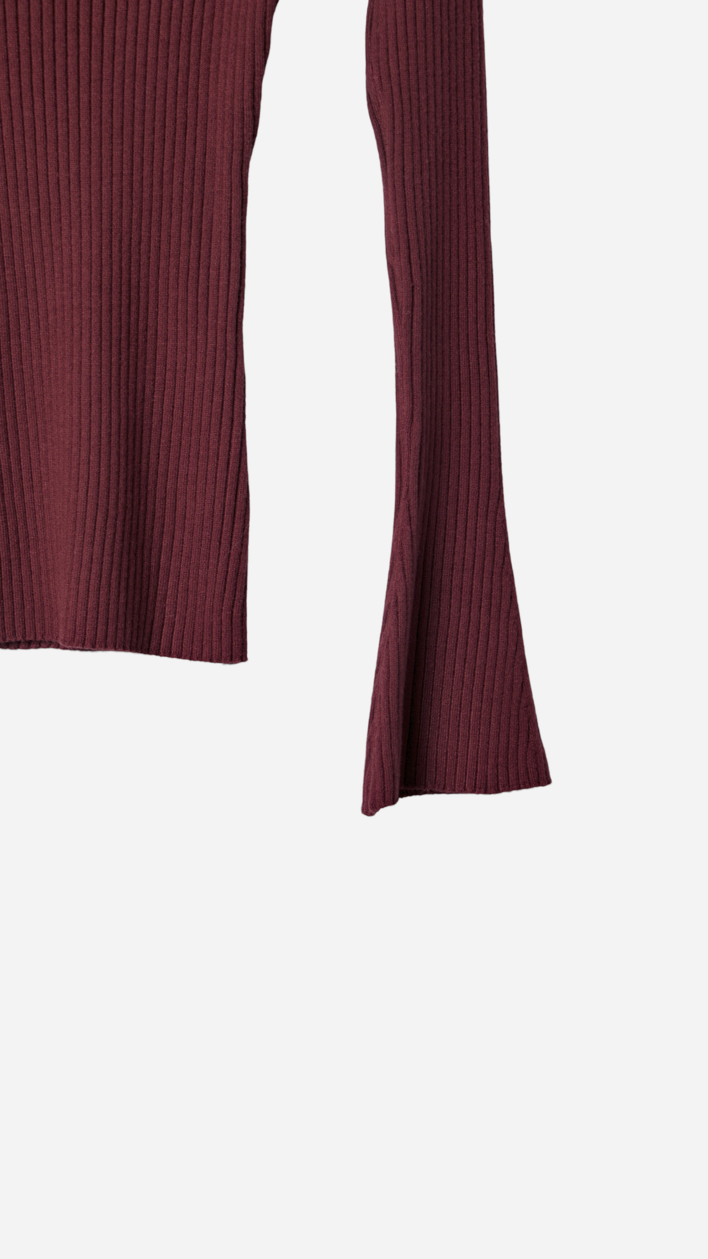 KNITTED BOAT NECKLINE T-SHIRT
