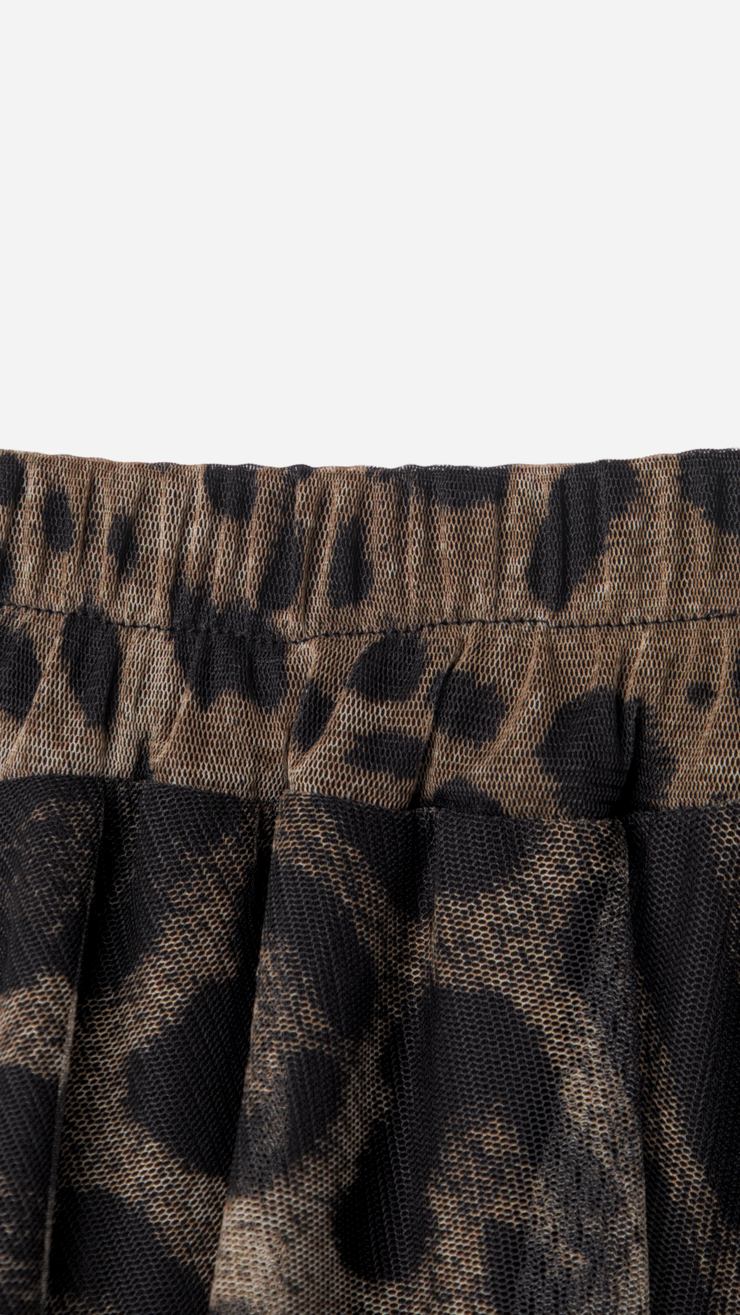 FALDA MIDI TUL ANIMAL PRINT