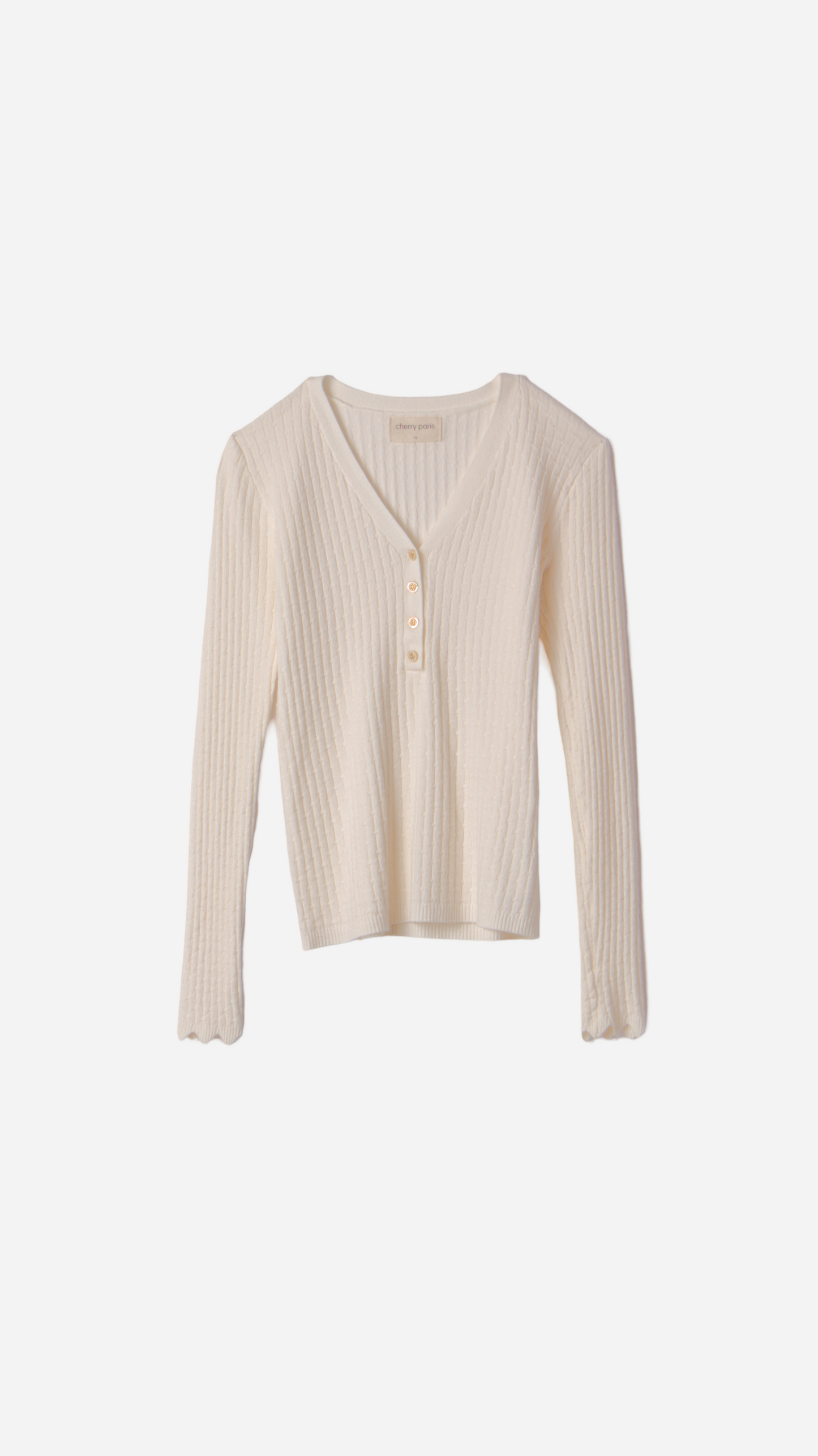 KNIT BUTTON-DOWN T-SHIRT