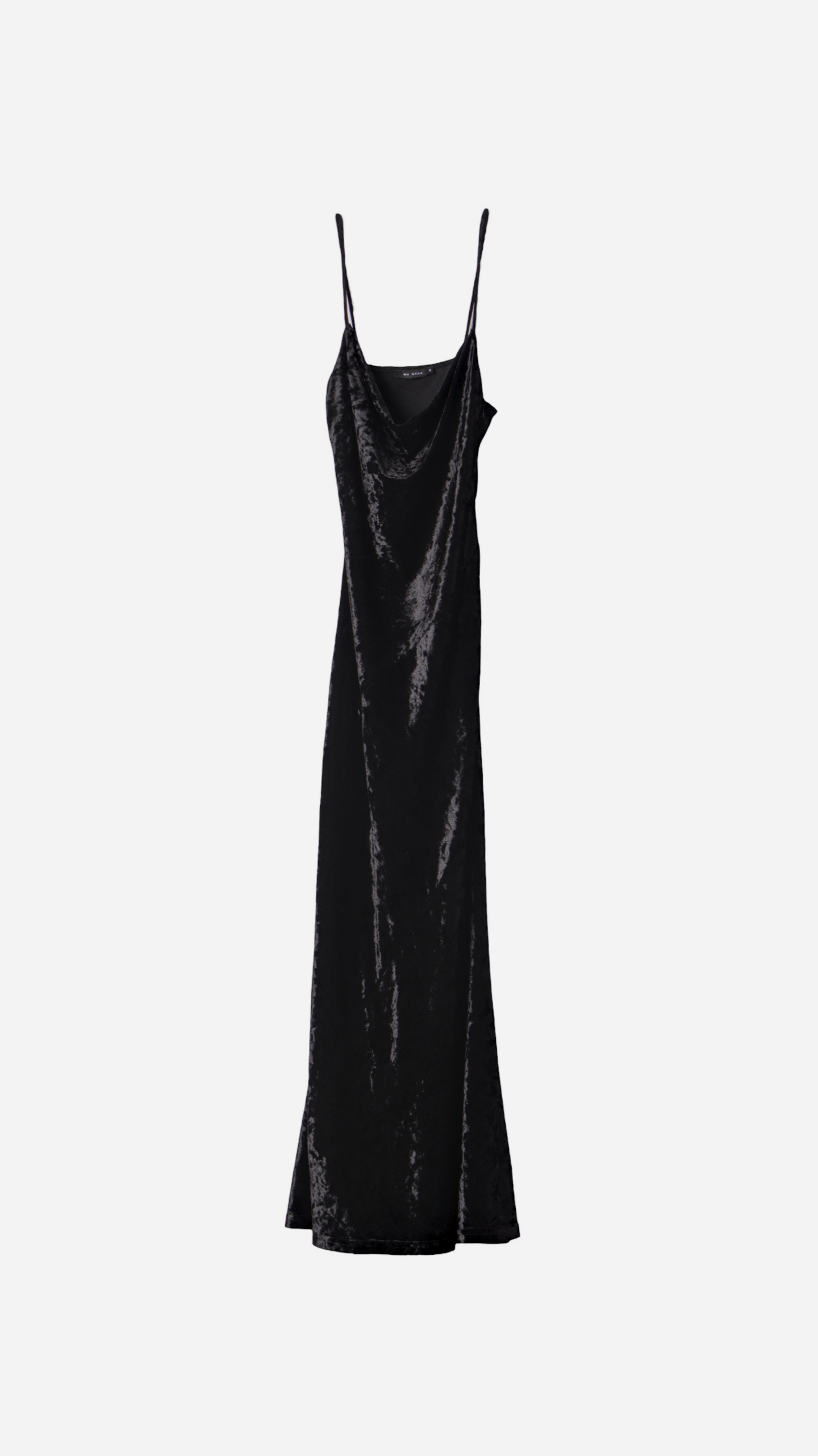 VESTIDO LARGO TIRANTES TERCIOPELO
