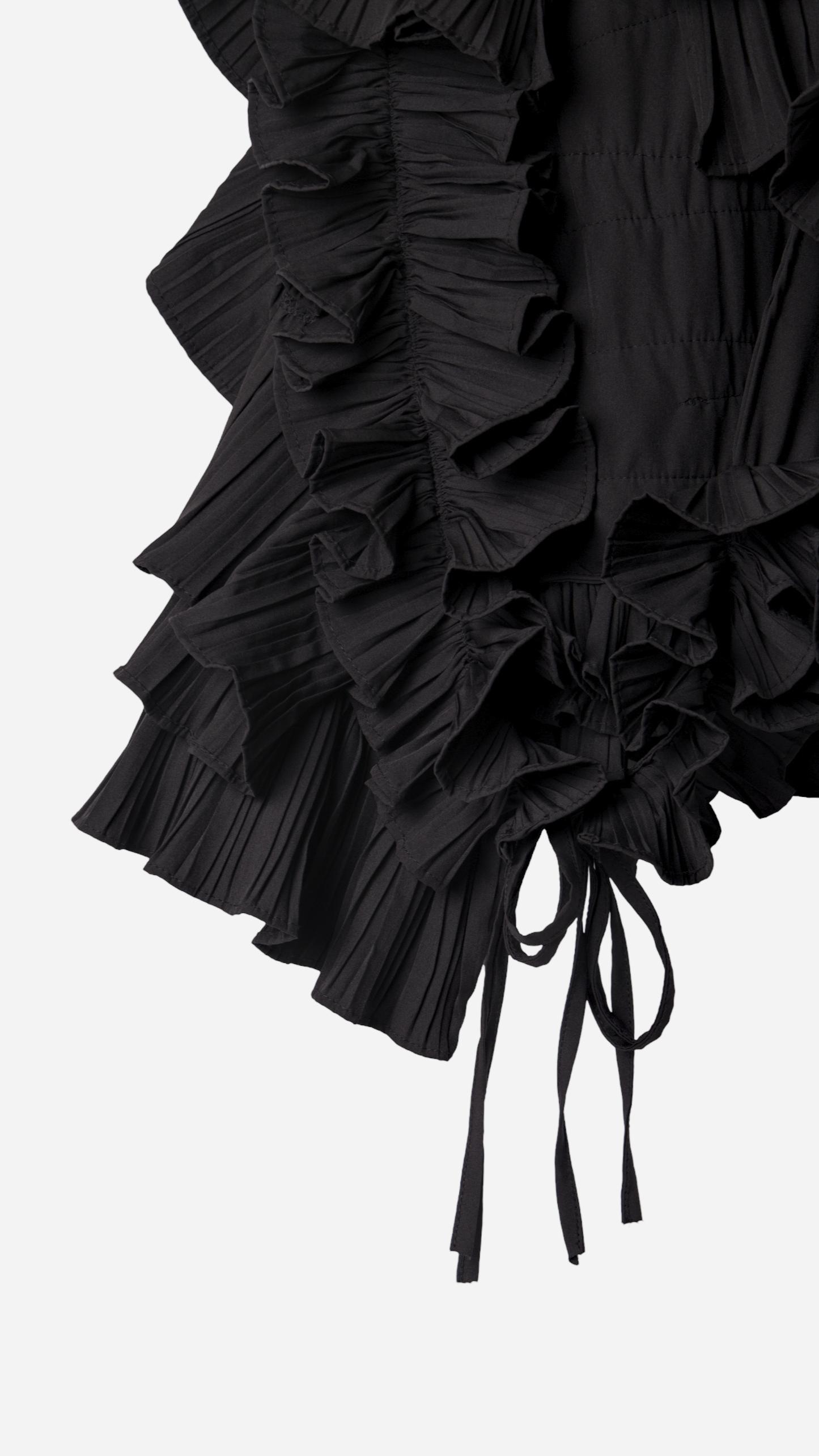 TOP WITH RUFFLES AND BACKLESS