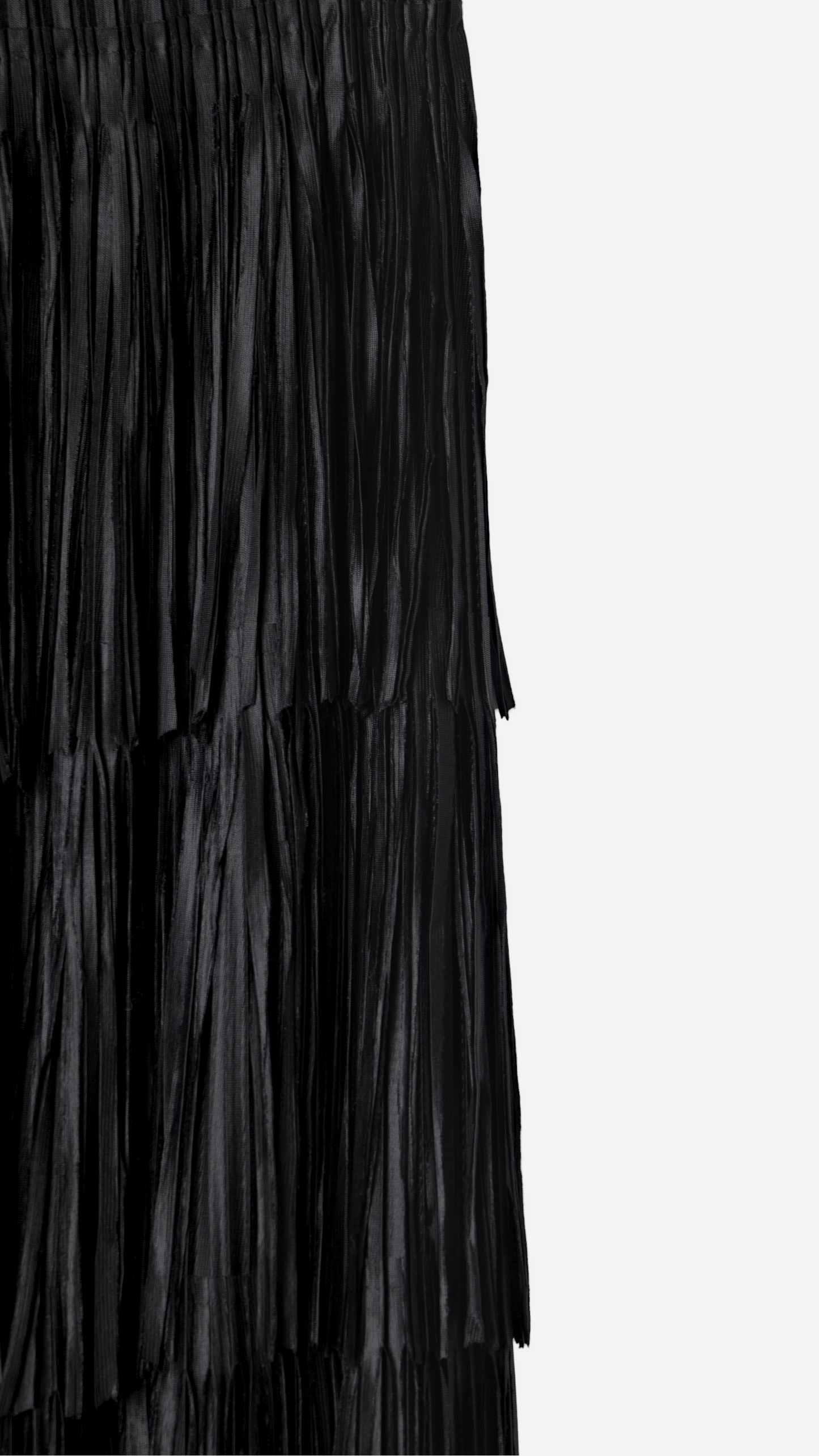 FRINGED PIPE SKIRT