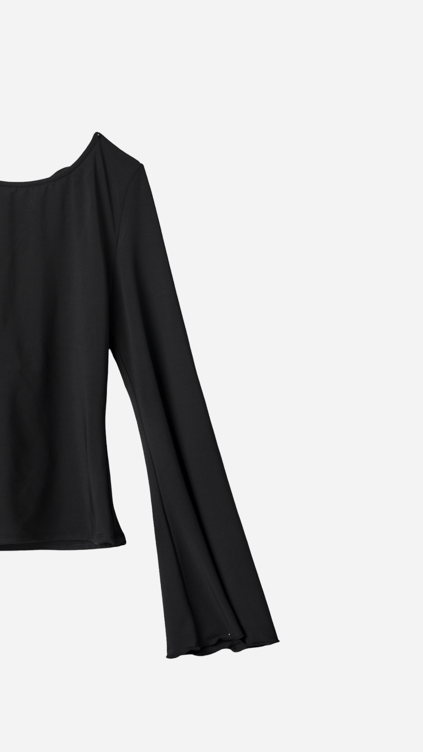 BELL SLEEVE T-SHIRT WITH BACK DETAIL
