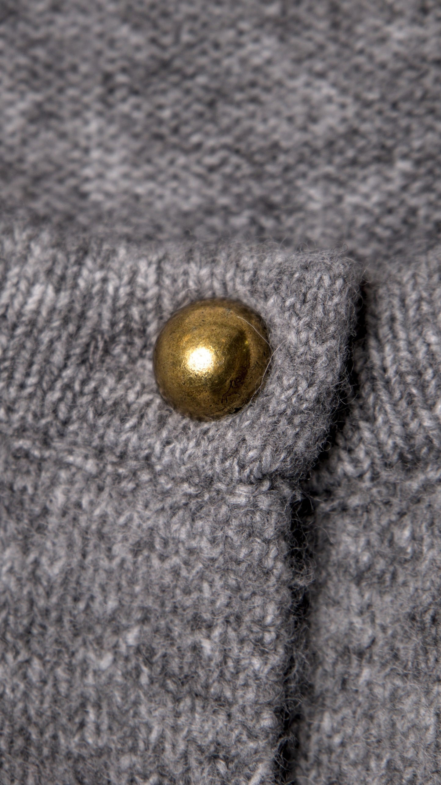 CHAQUETA PUNTO LISO BOTÓN VINTAGE