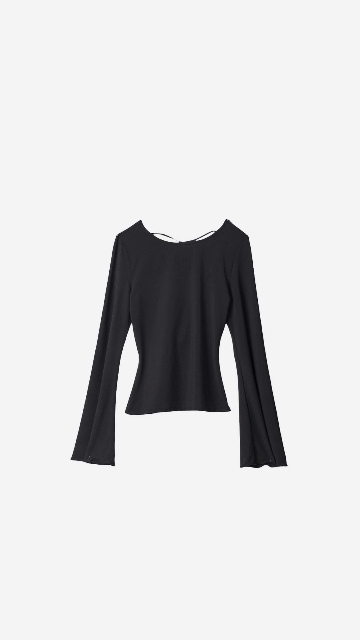 BELL SLEEVE T-SHIRT WITH BACK DETAIL