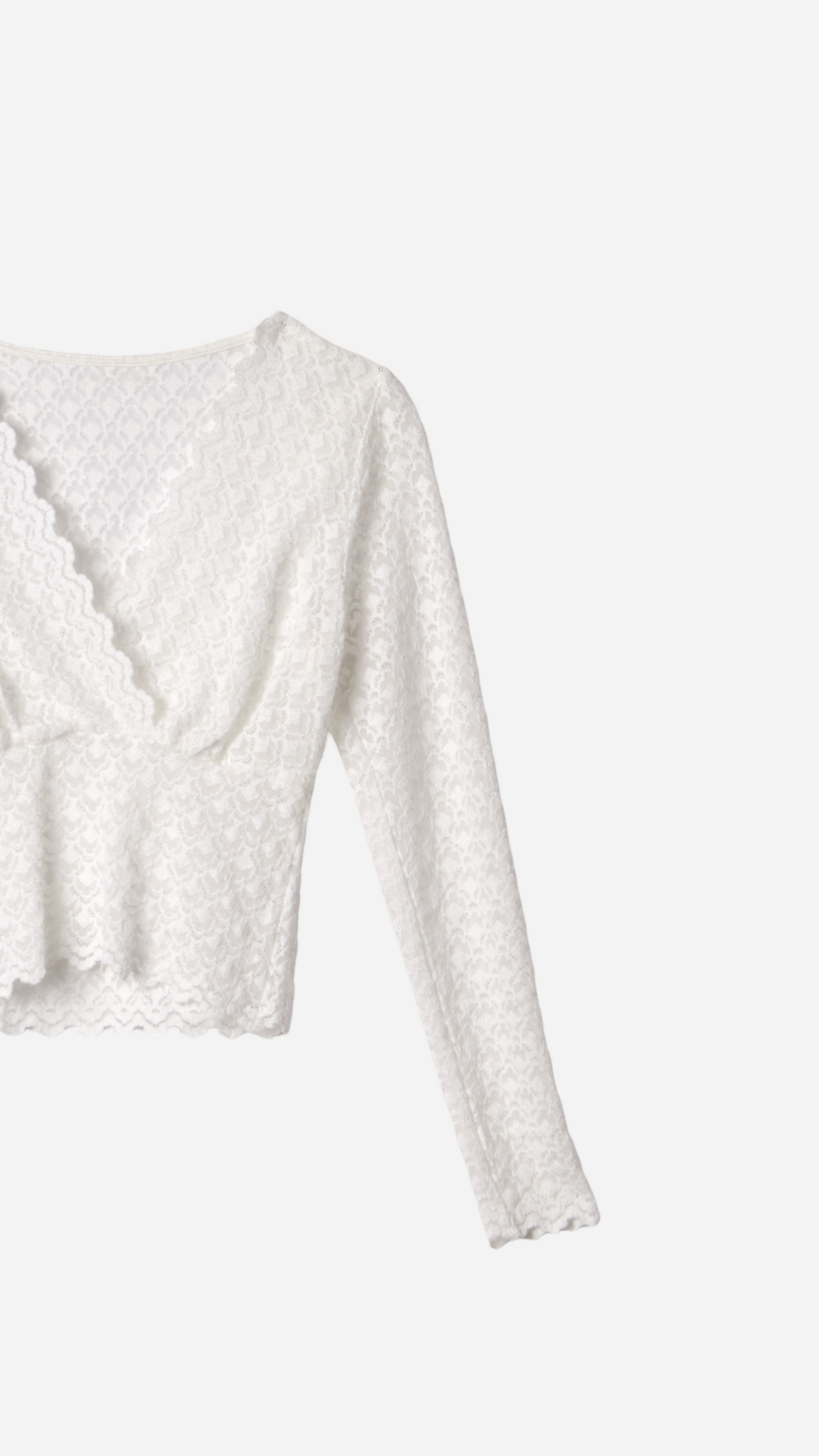LACE KNITTED T-SHIRT