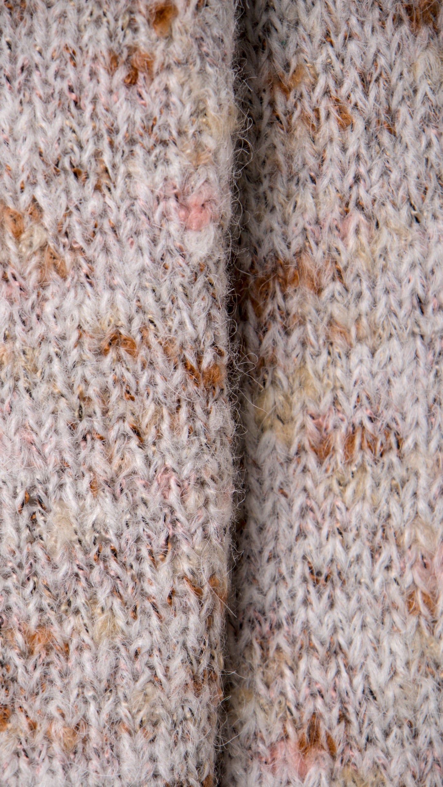 KNITTED CARDIGAN WITH TRANSPARENT BUTTONS