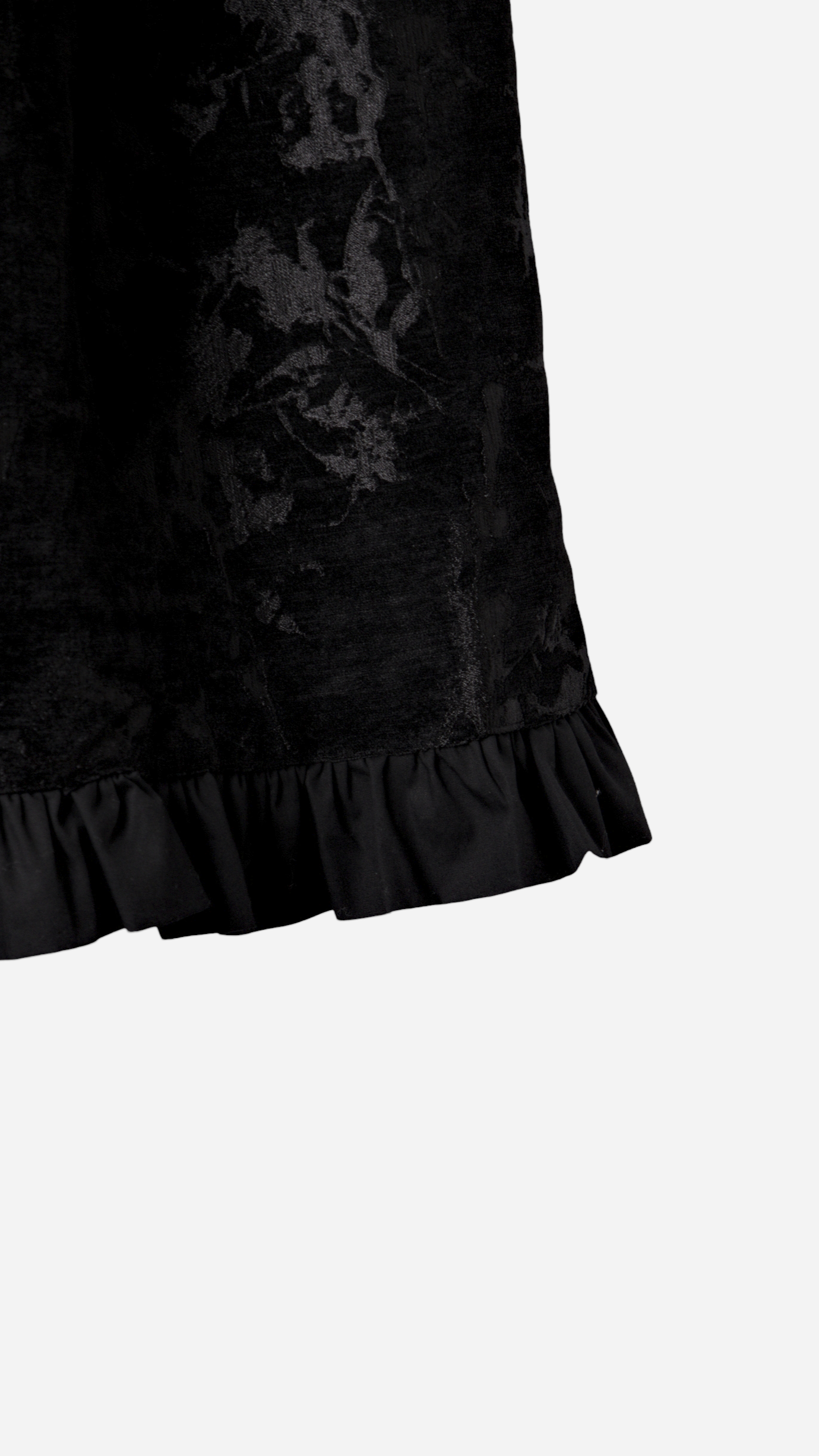 FALDA MIDI EFECTO TERCIOPELO