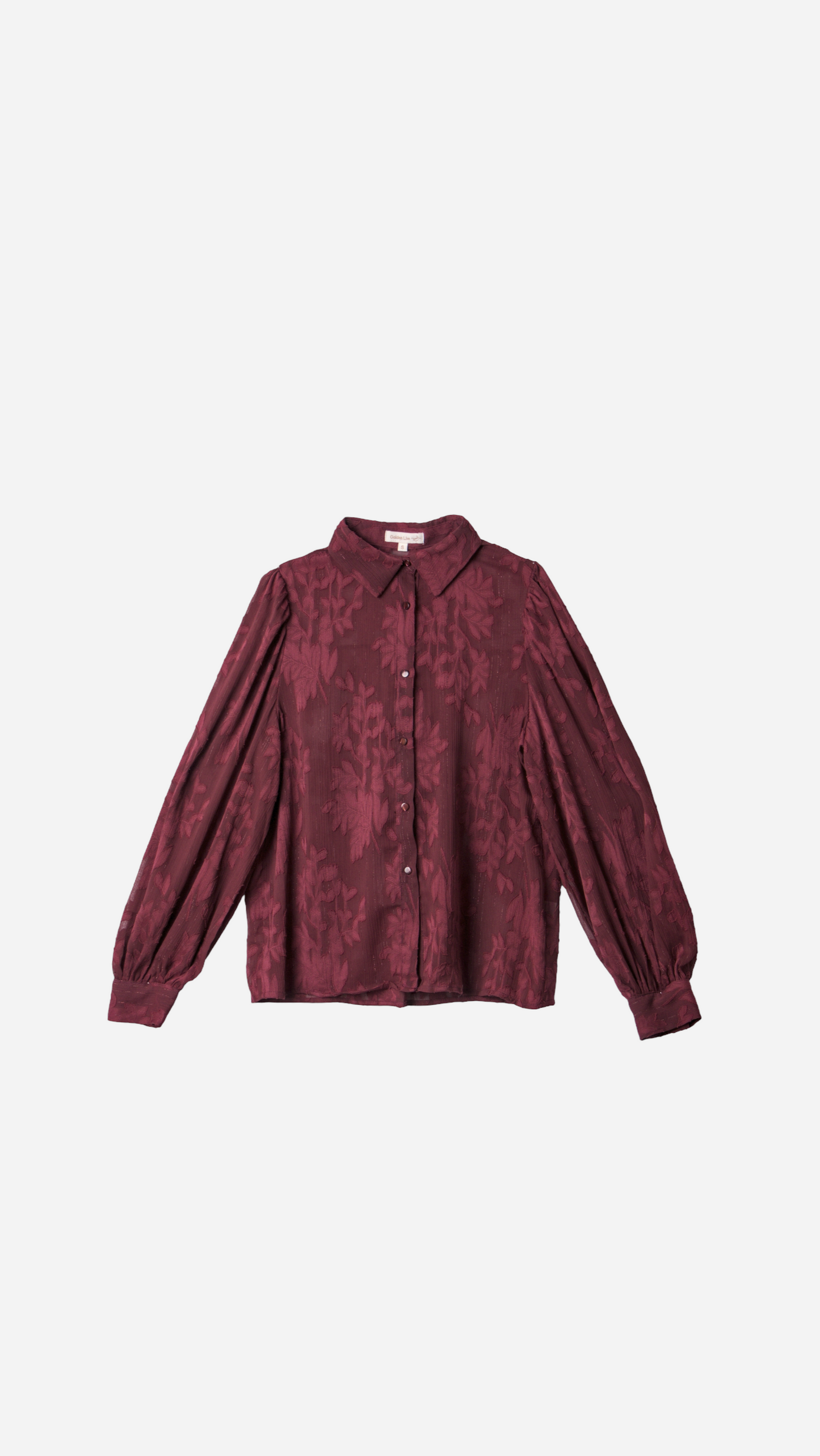 FLOWER EMBROIDERED SHIRT