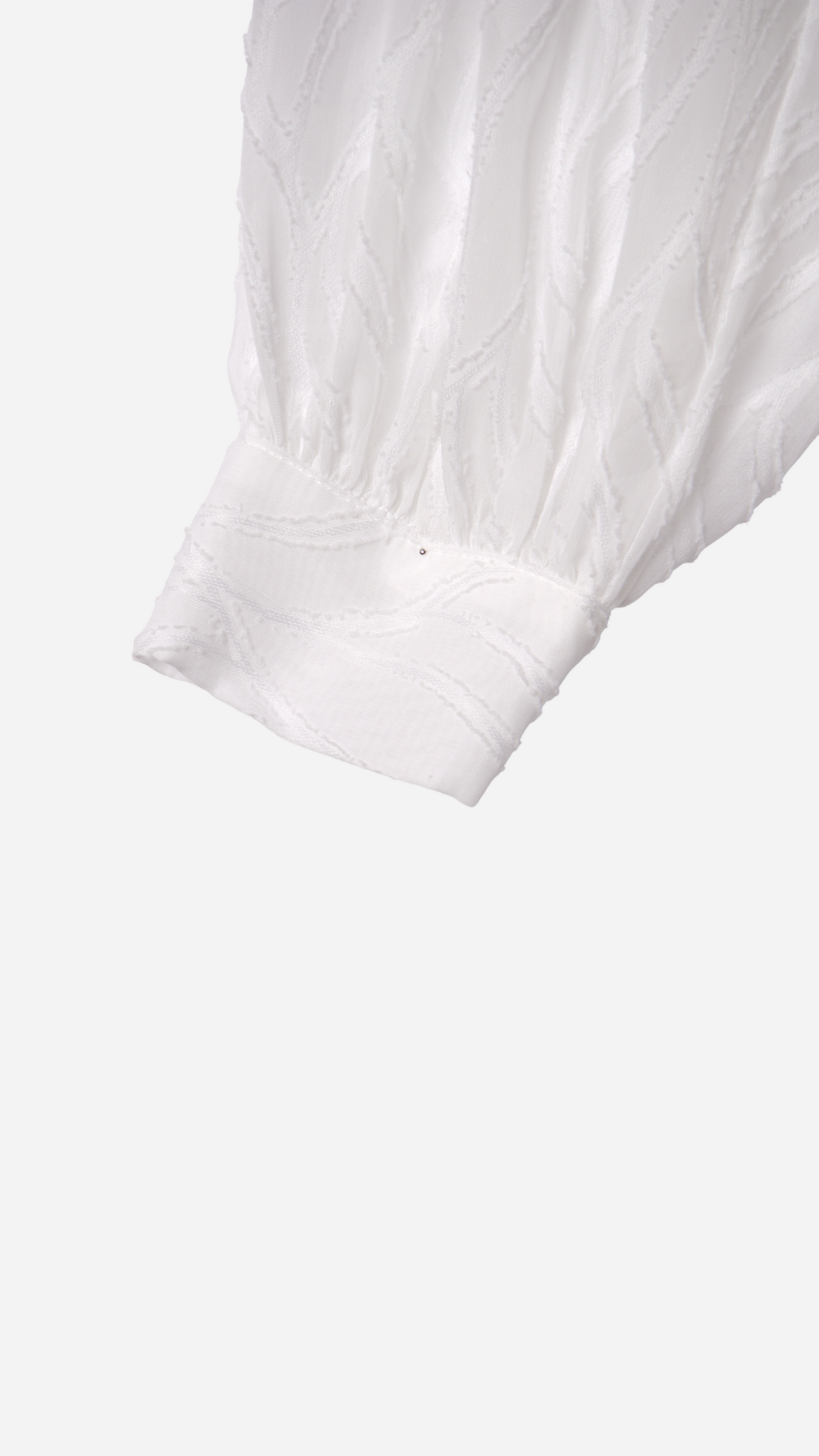 CAMISA SEMITRANSPARENTE BORDADO