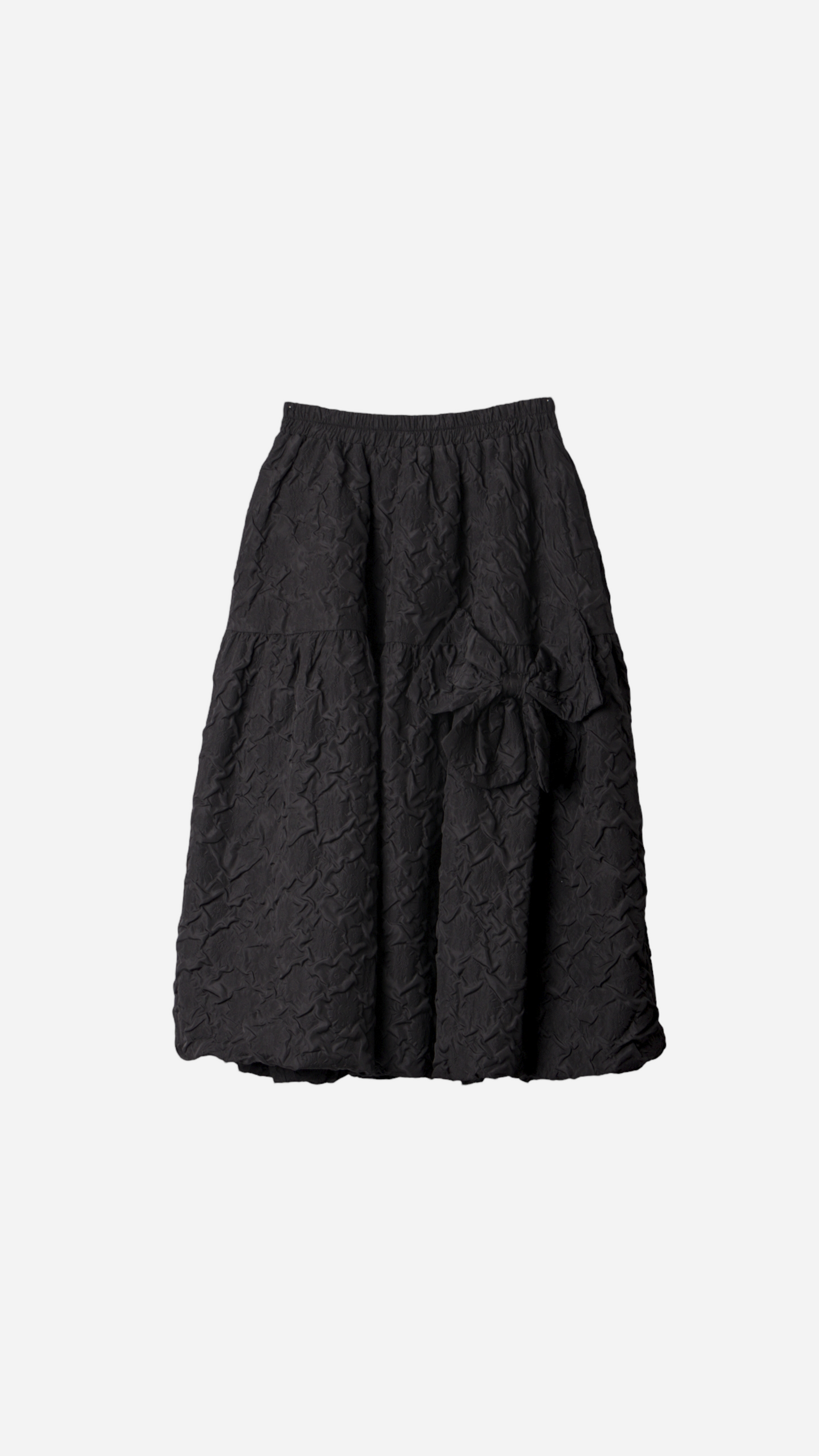 FALDA MIDI RELIEVE LAZO 3D