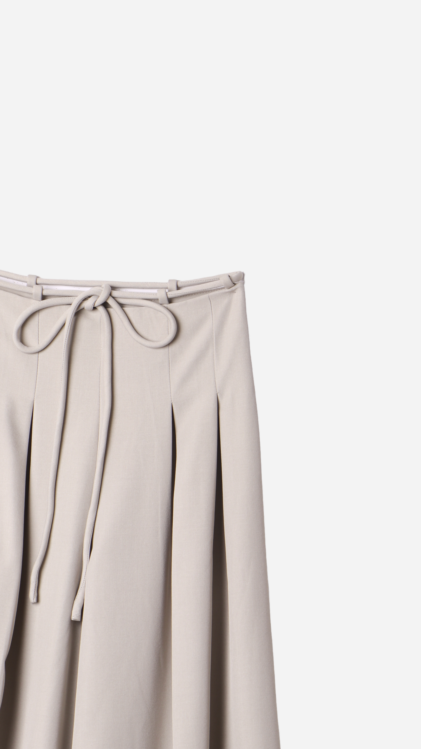 PANTALÓN WIDE LEG PINZAS CUERDAS