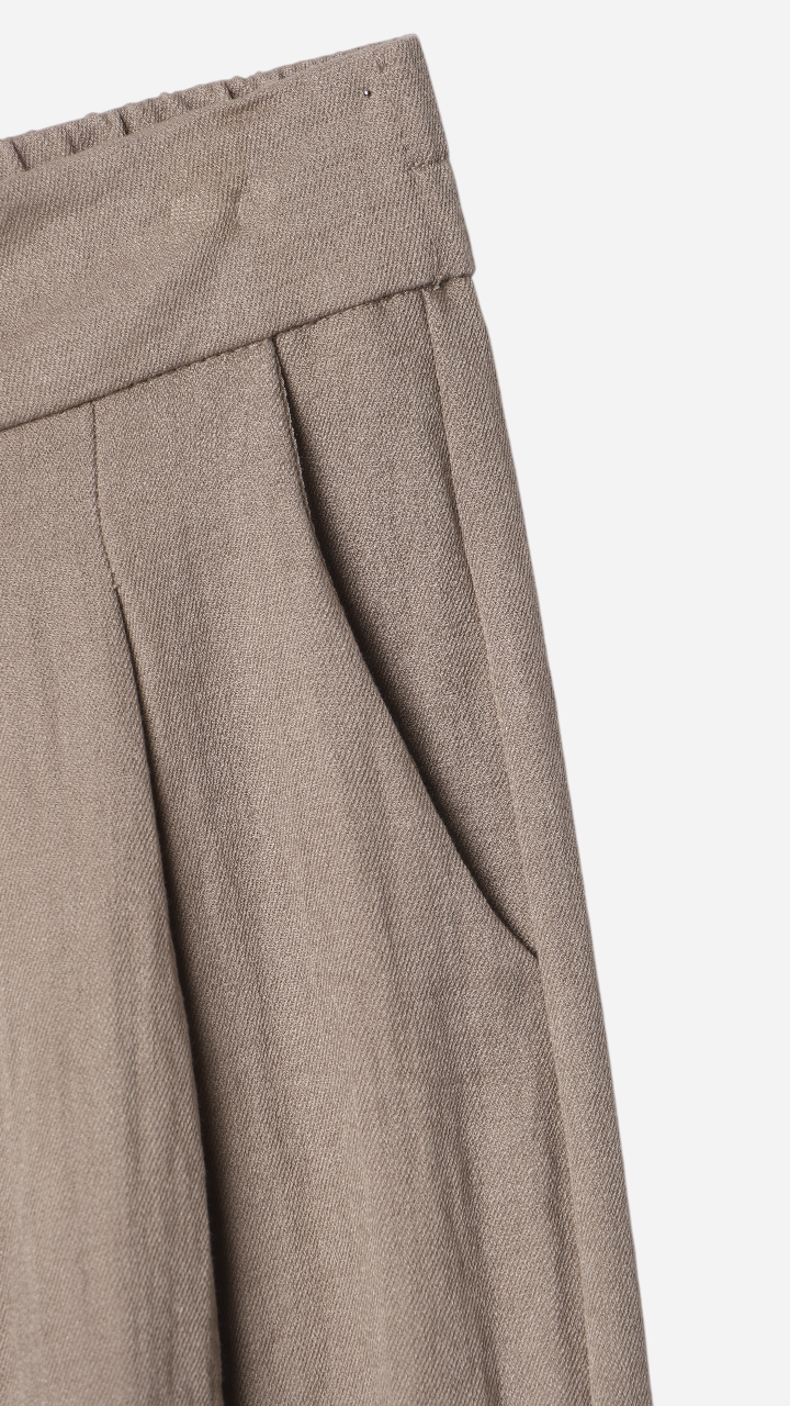 PANTALÓN WIDE LEG PINZAS