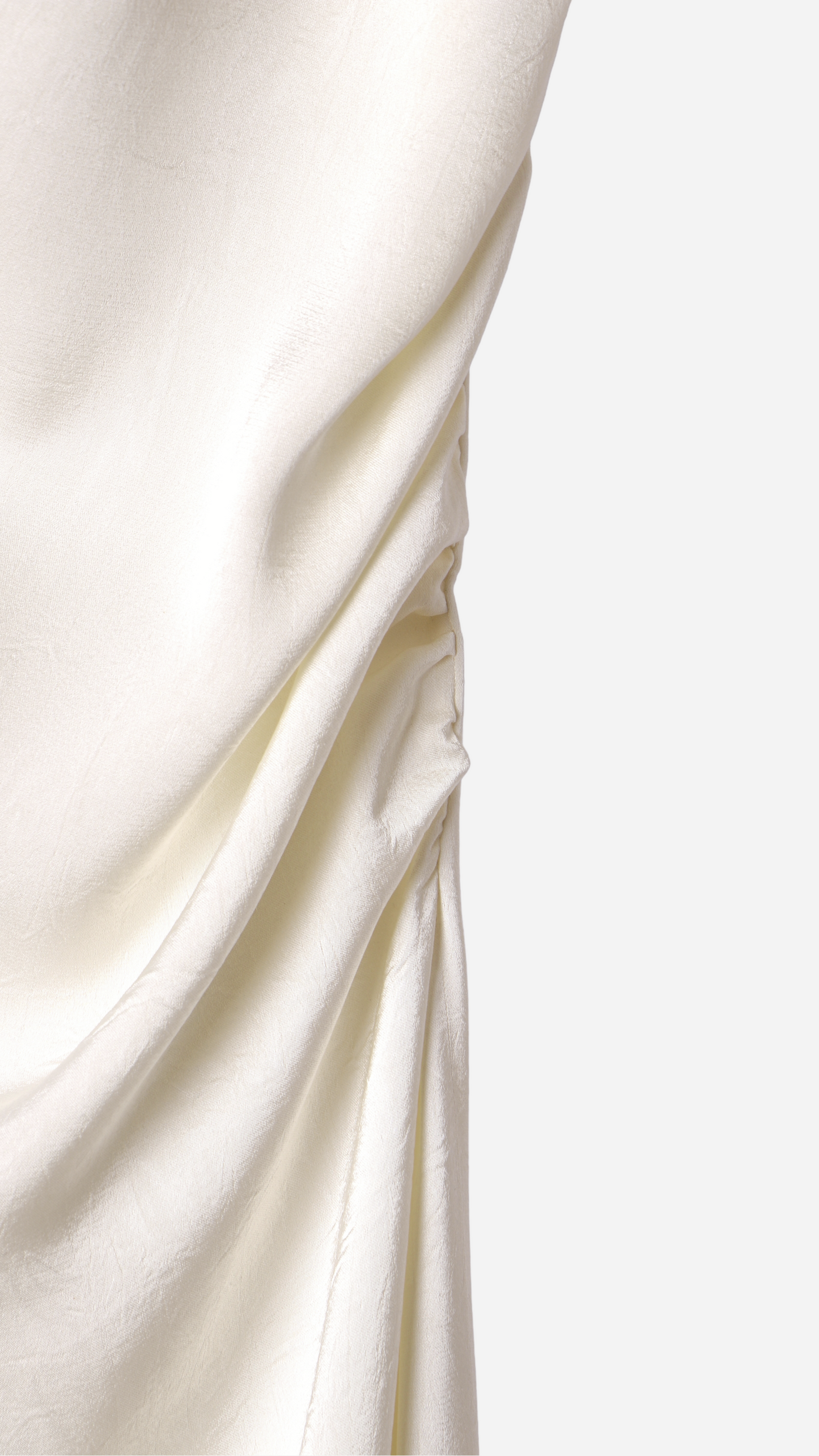 VESTIDO DRAPEADO EFECTO SATINADO