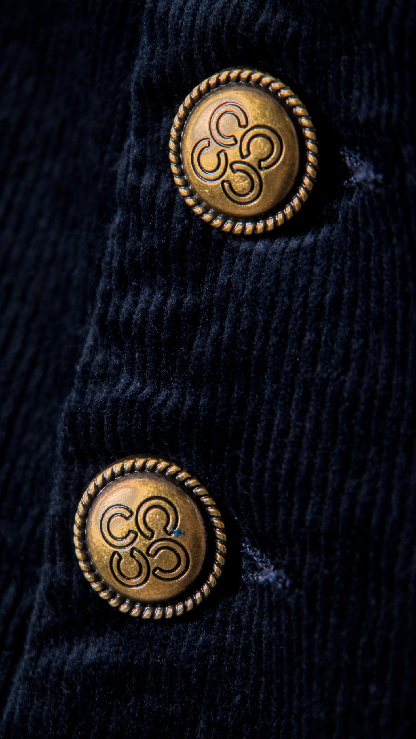 HIGH WAIST VELVET WIDE LEG JEANS