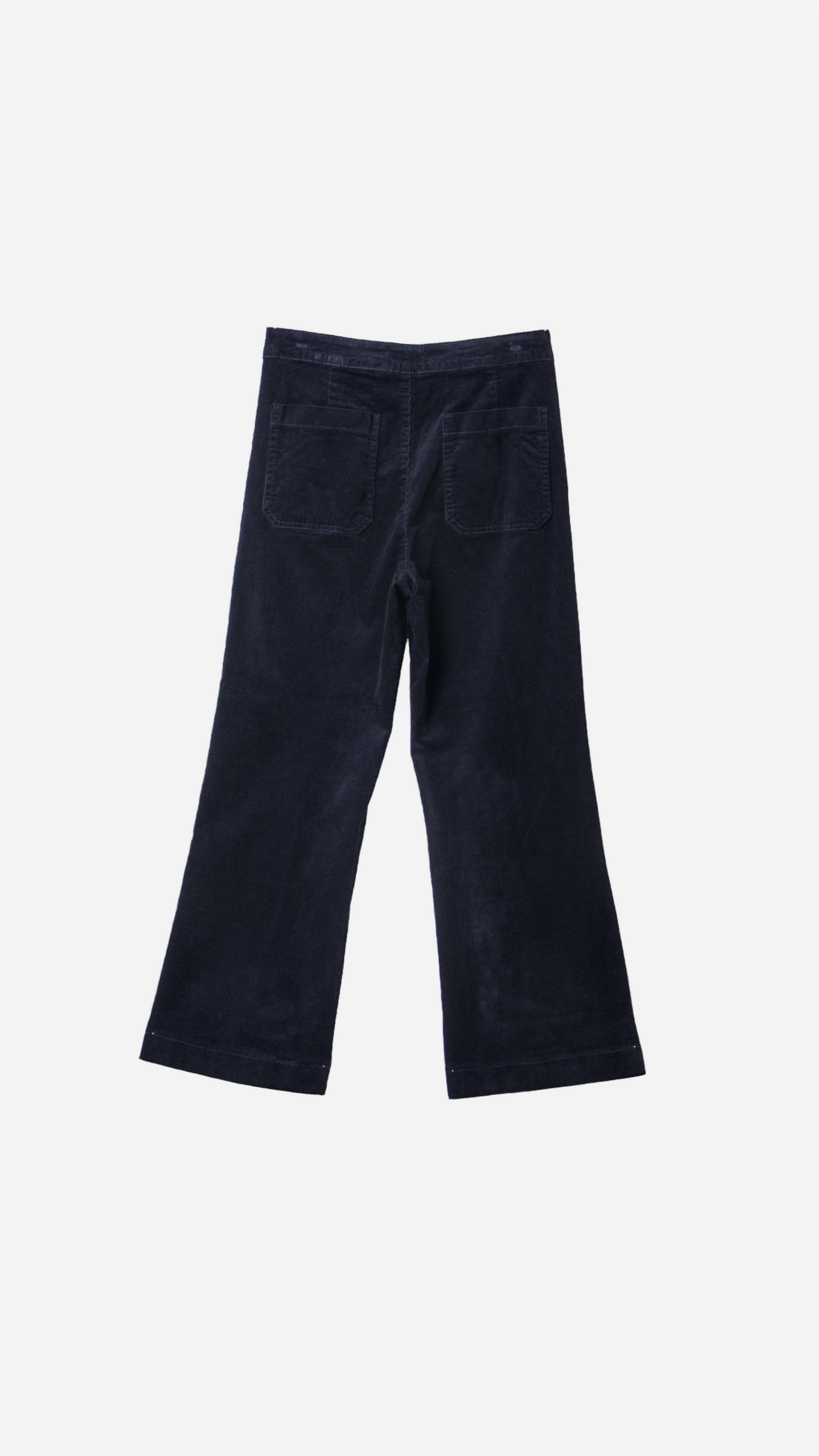 HIGH WAIST VELVET WIDE LEG JEANS