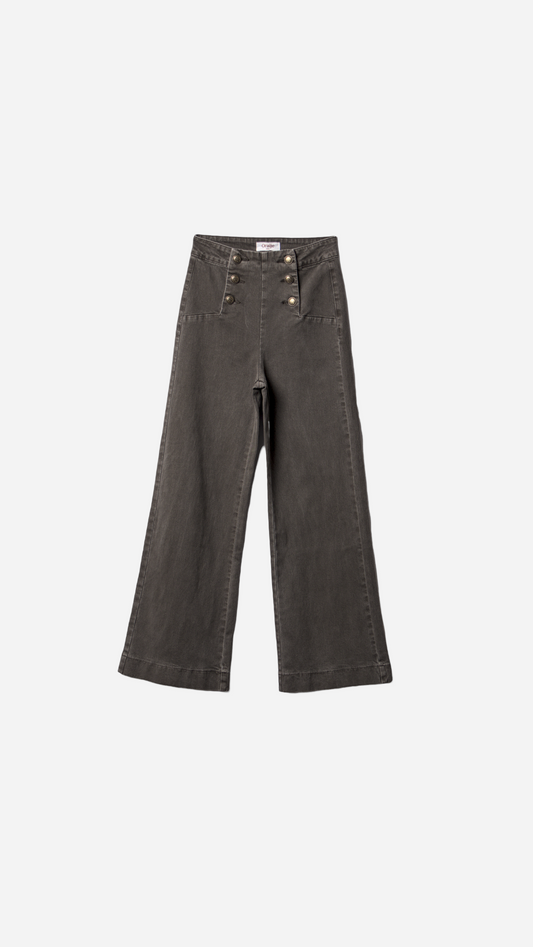 TEJANOS WIDE LEG TIRO ALTO BOTONES