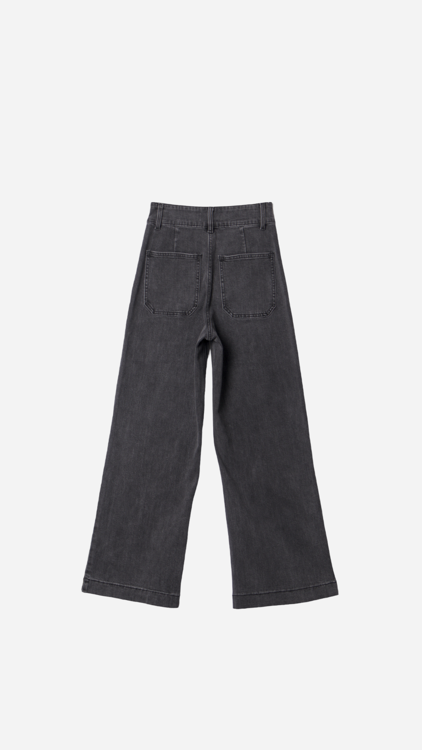 WIDE LEG JEANS WITH FRONT POCKETS