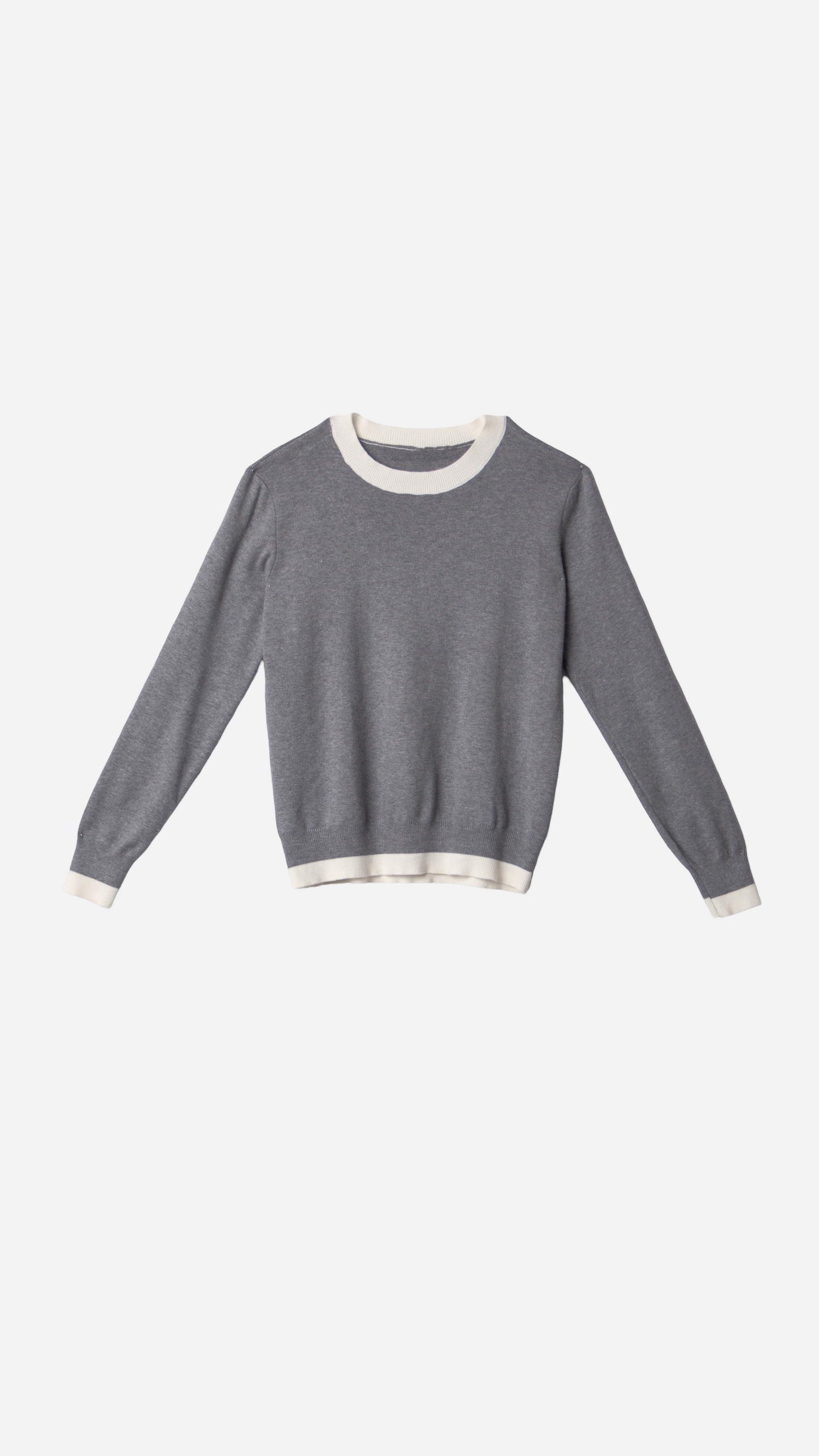 BASIC PLAIN KNIT SWEATER