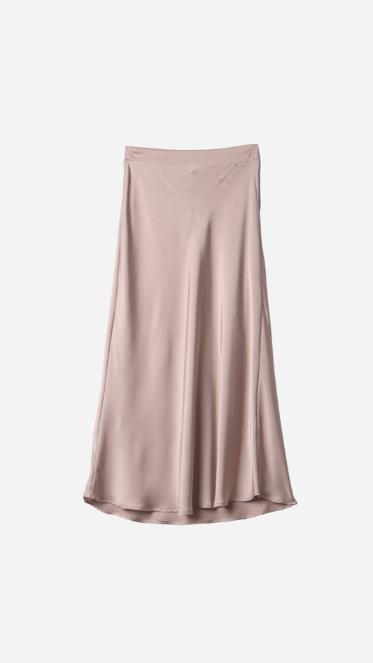 FALDA MIDI SATINADA