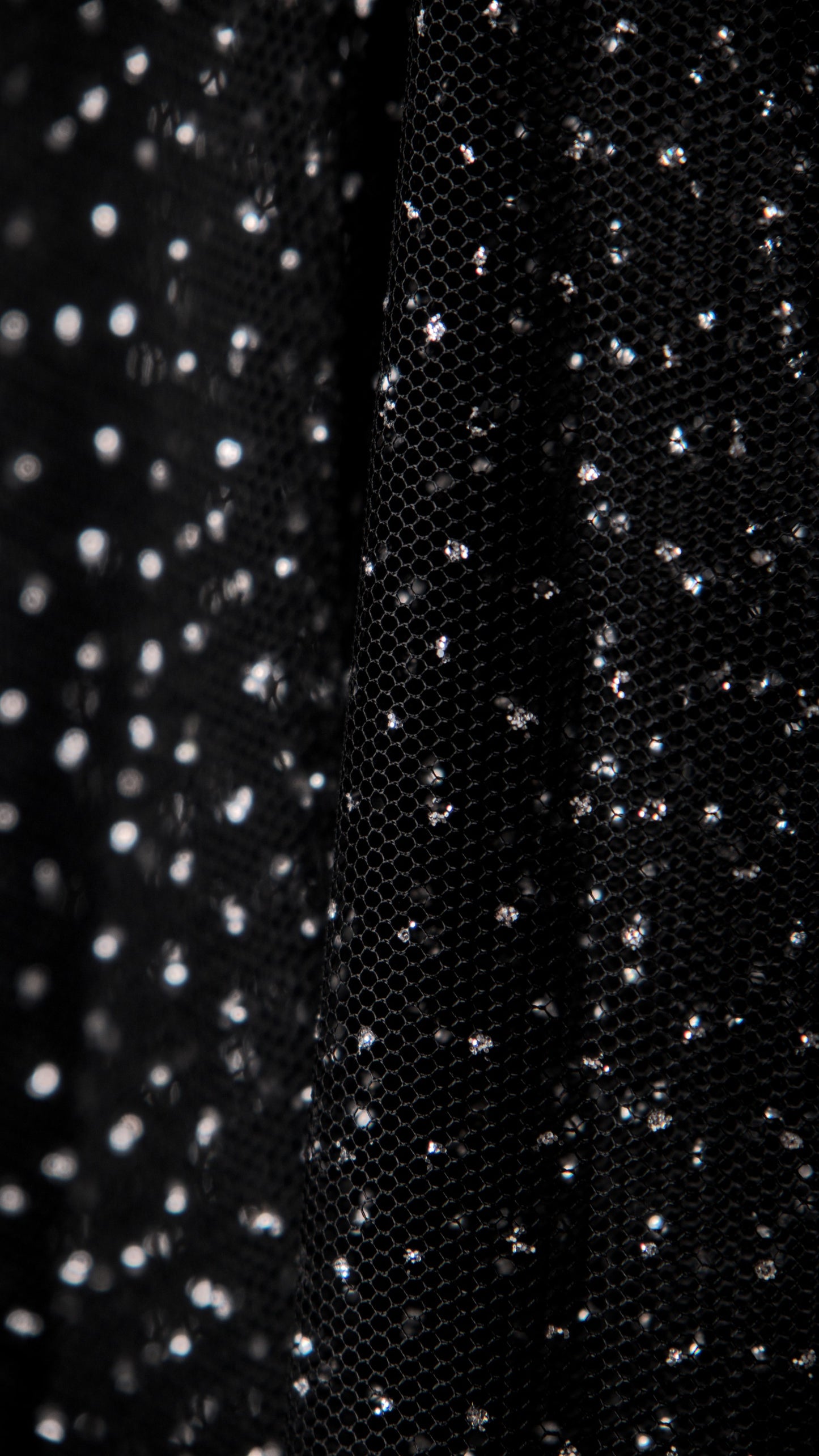 SHINY TULLE MIDI SKIRT