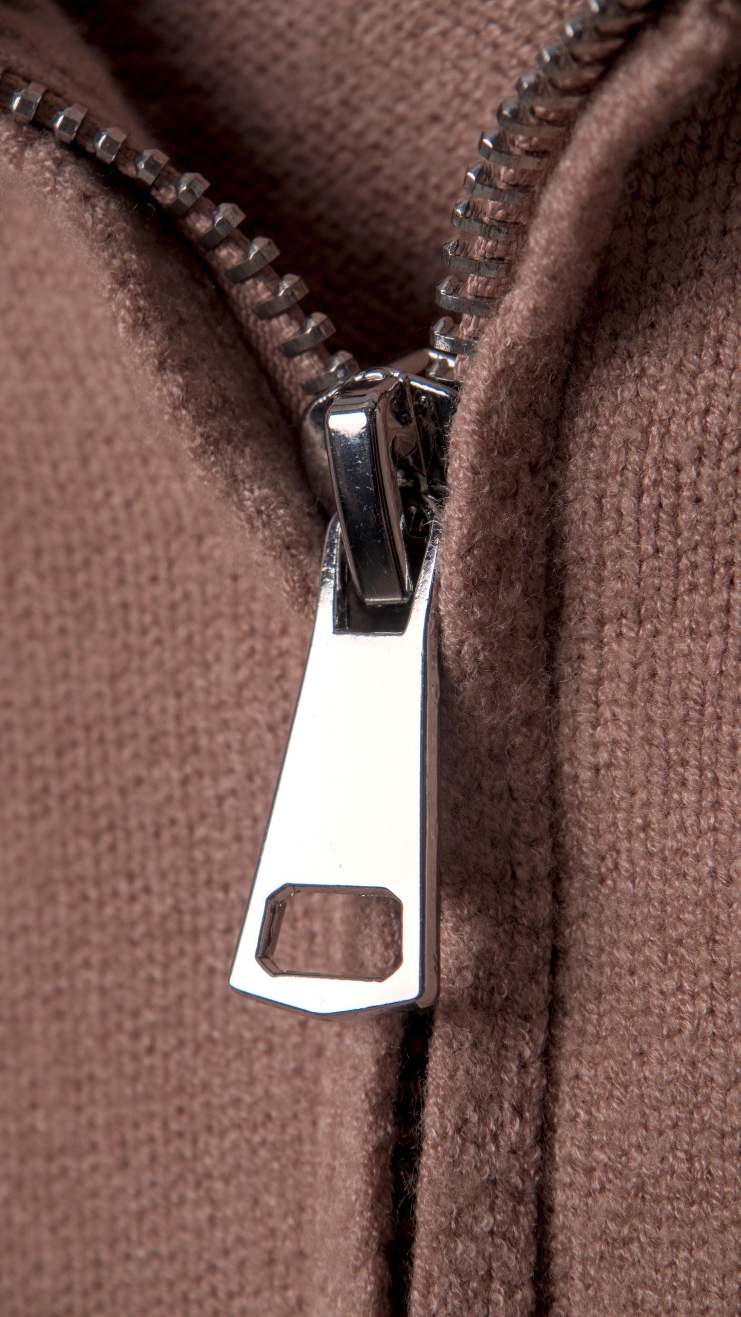 1/4 ZIP KNITTED JERSEY WITH HIGH NECK