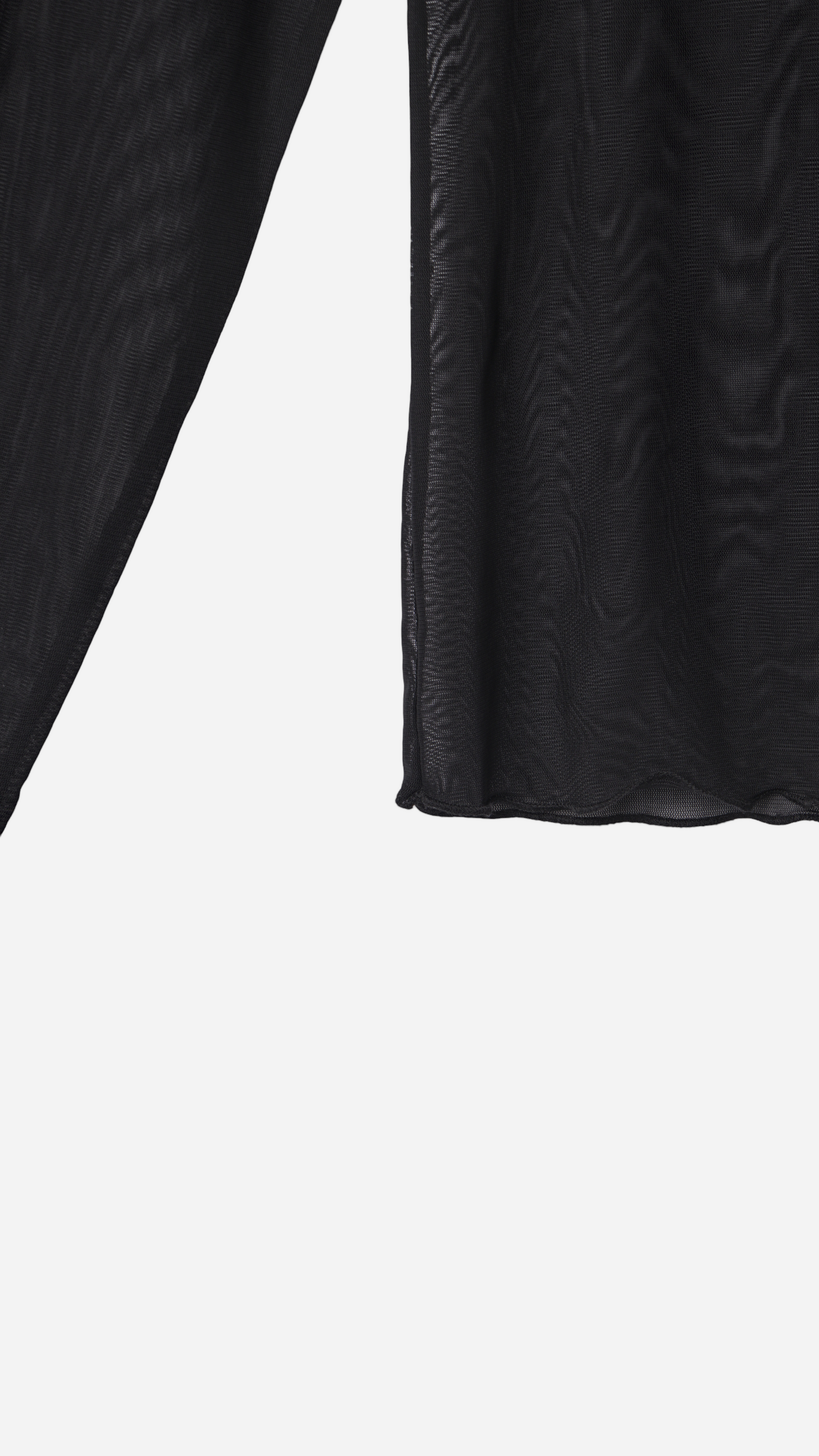 TRANSPARENT HIGH NECK T-SHIRT