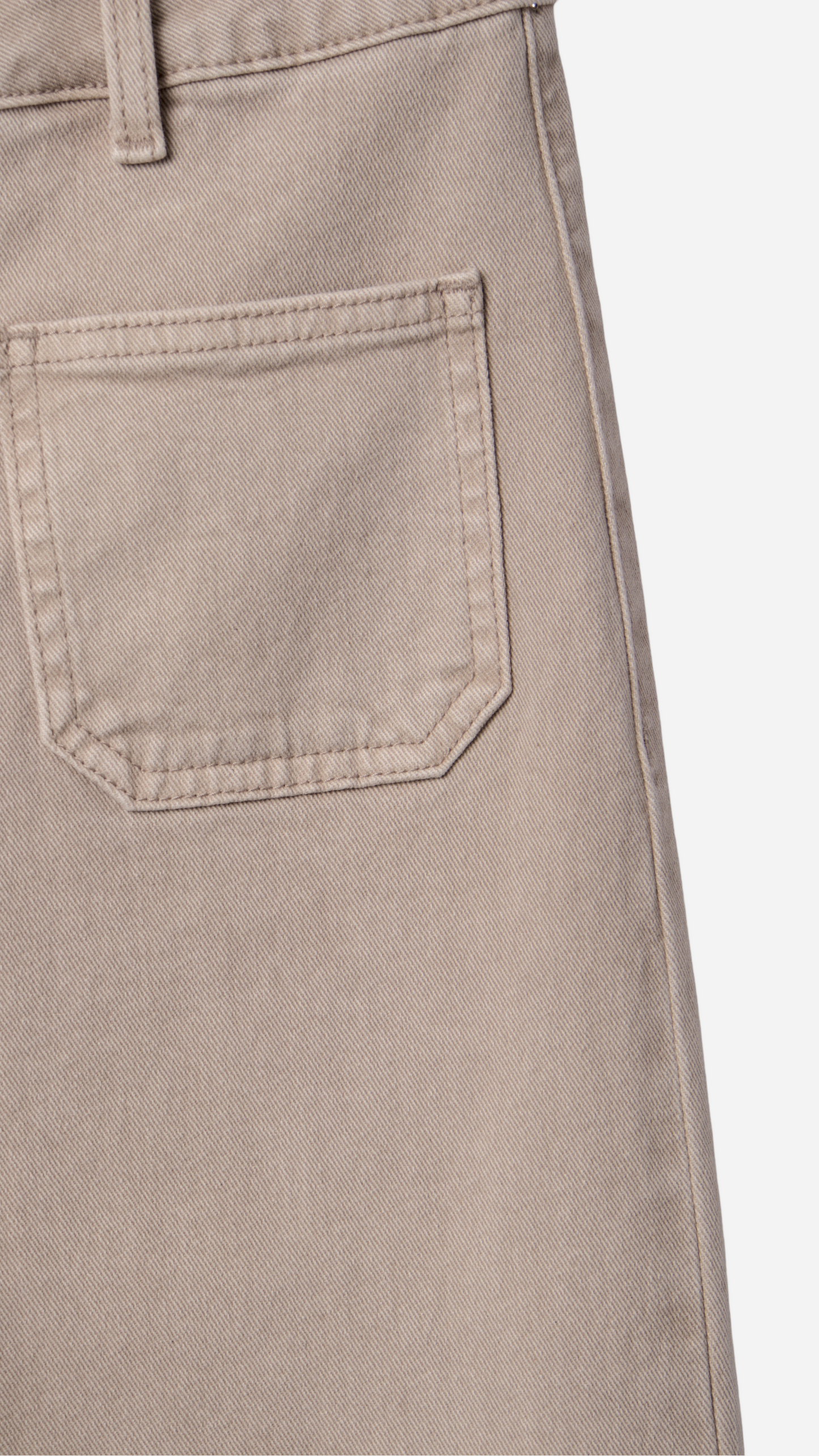 WIDE LEG JEANS WITH FRONT POCKET