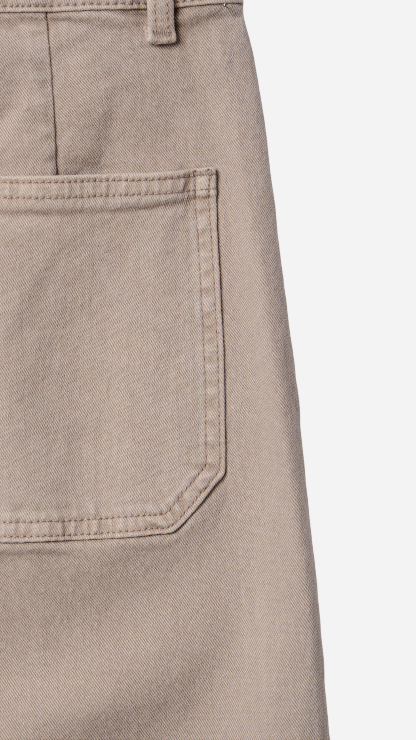WIDE LEG JEANS WITH FRONT POCKET