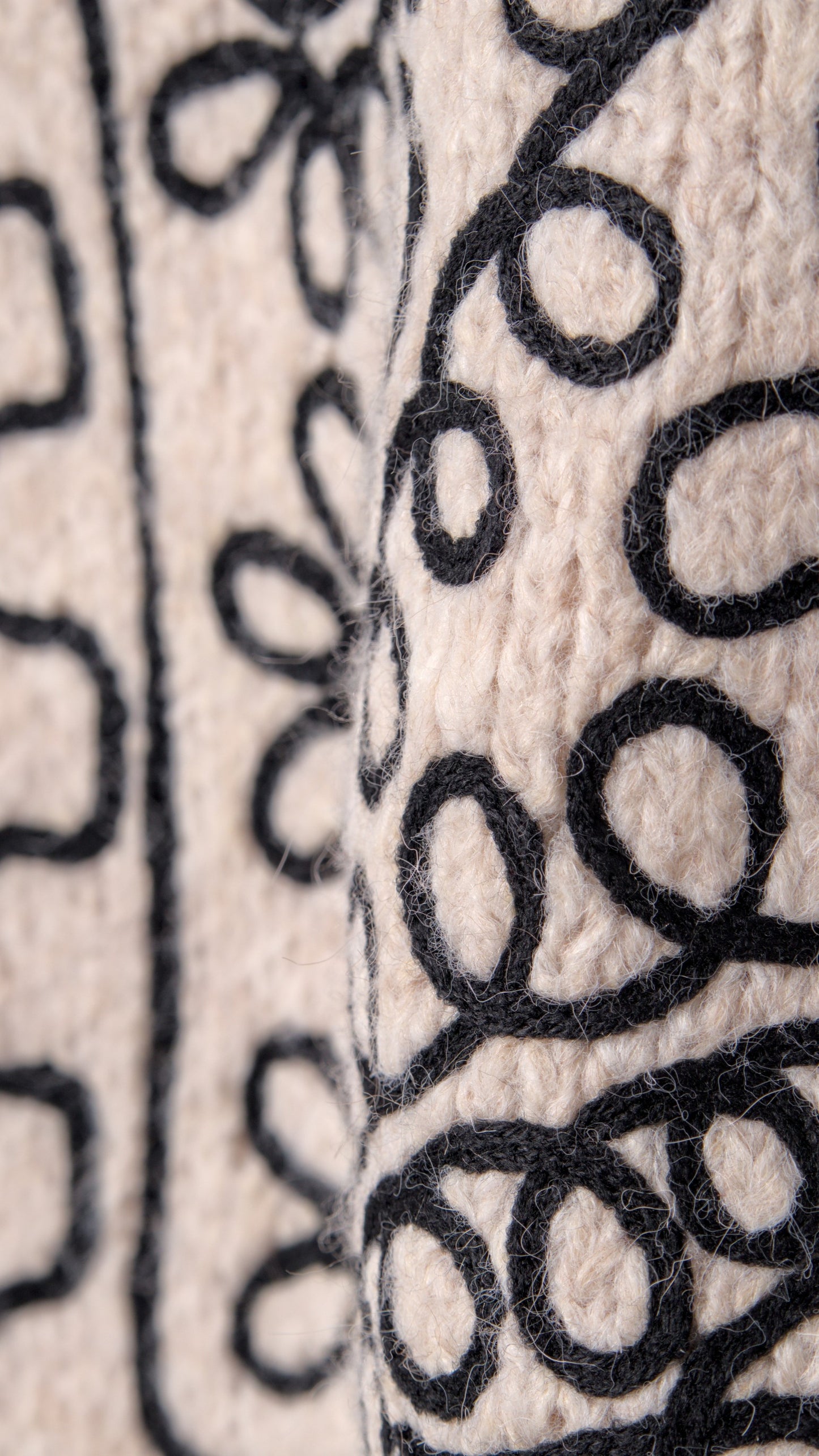 VILLAGE CONTRAST EMBROIDERED VEST