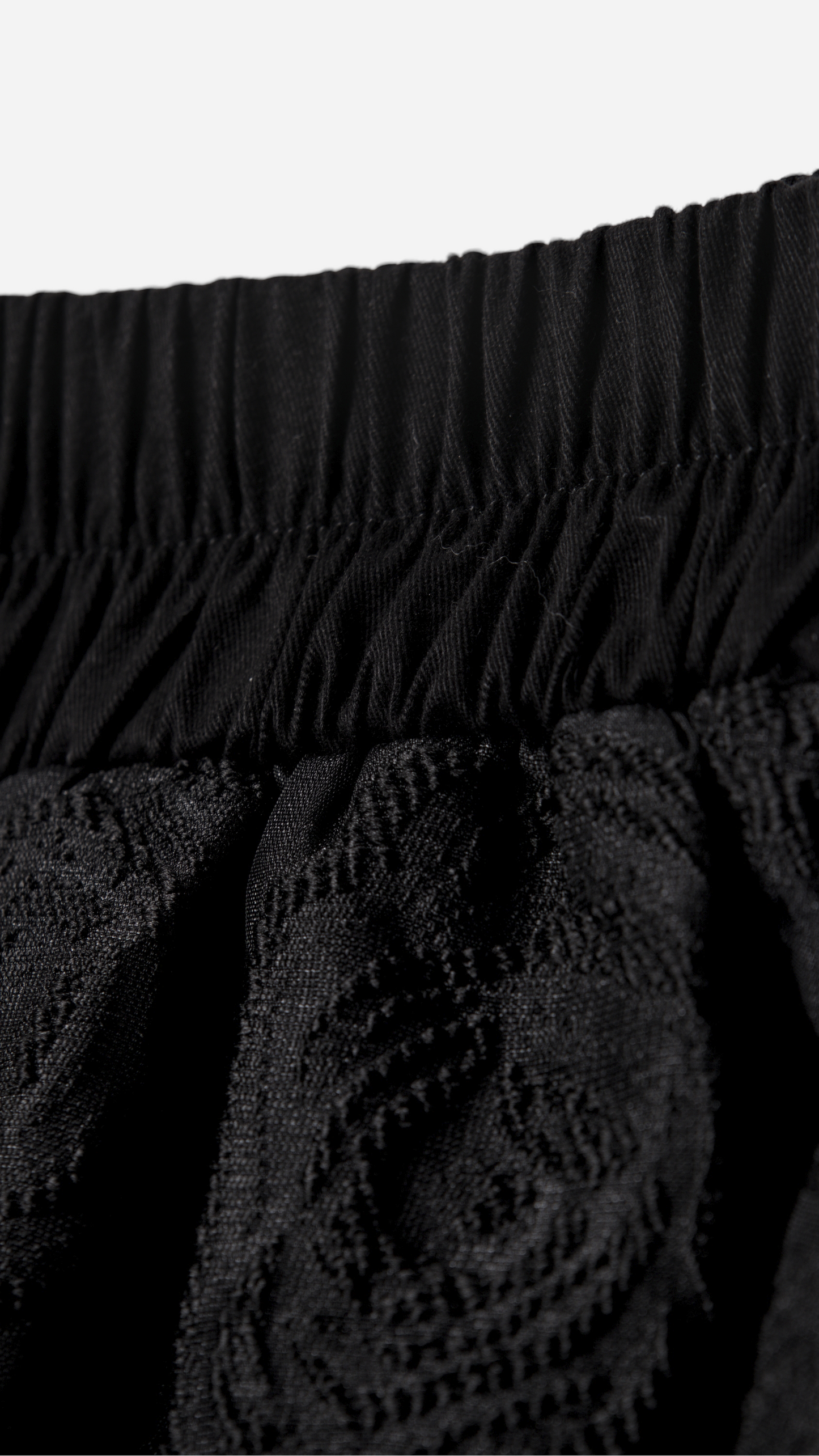 FLOWER EMBOSSED MIDI SKIRT