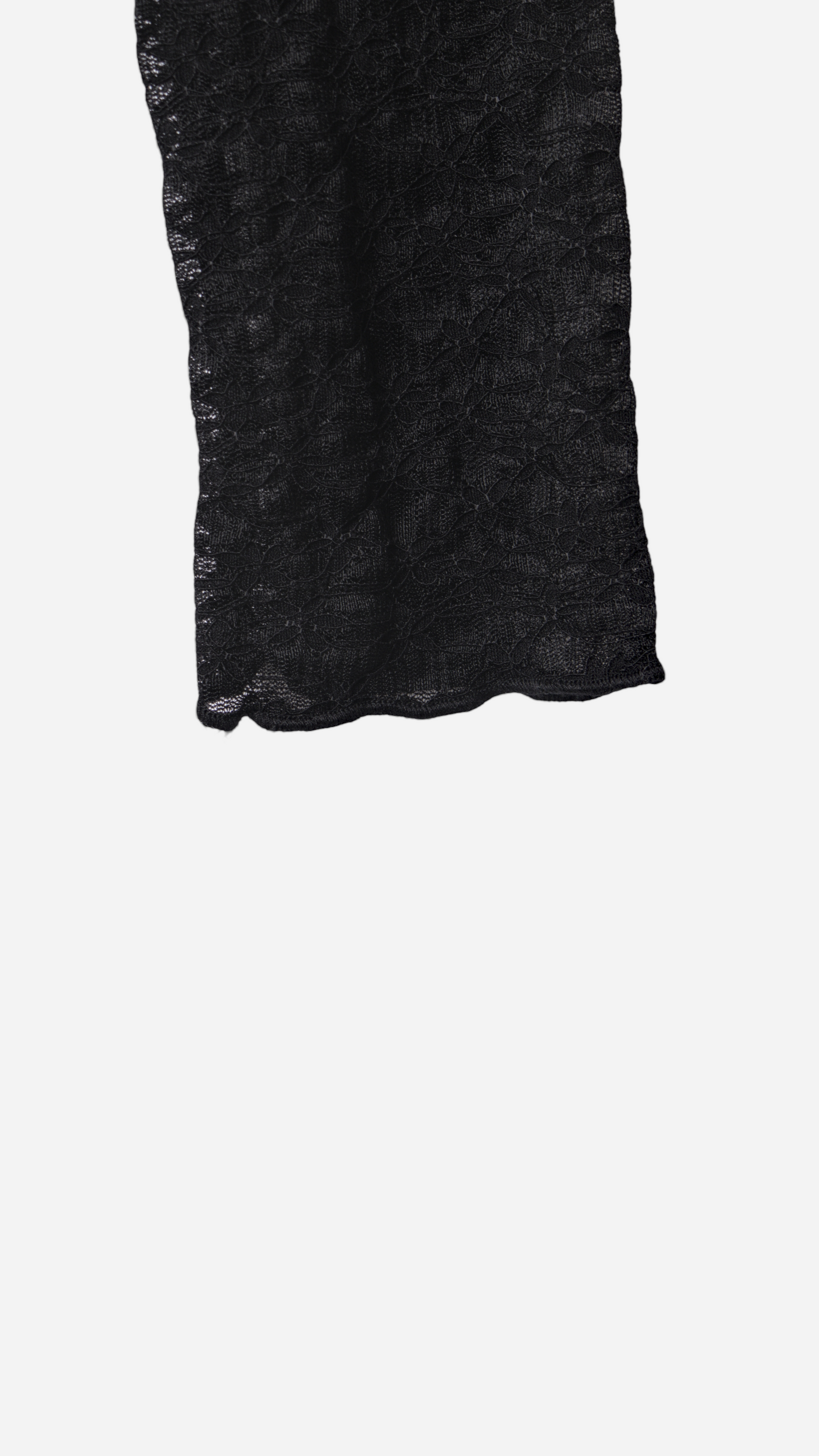 LACE T-SHIRT WITH BOW NECKLINE