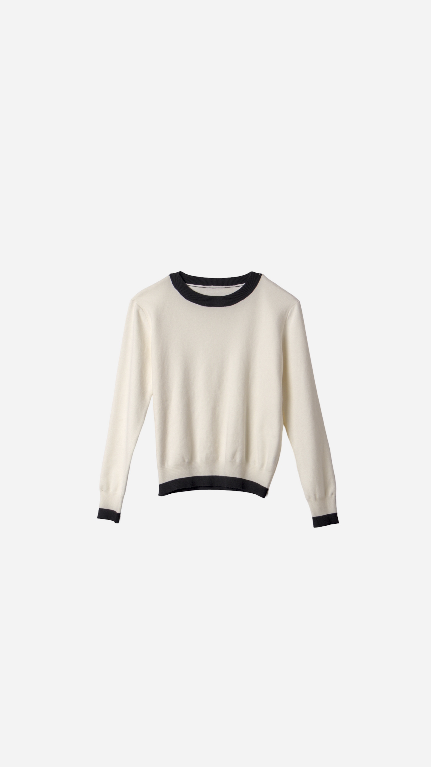 BASIC PLAIN KNIT SWEATER