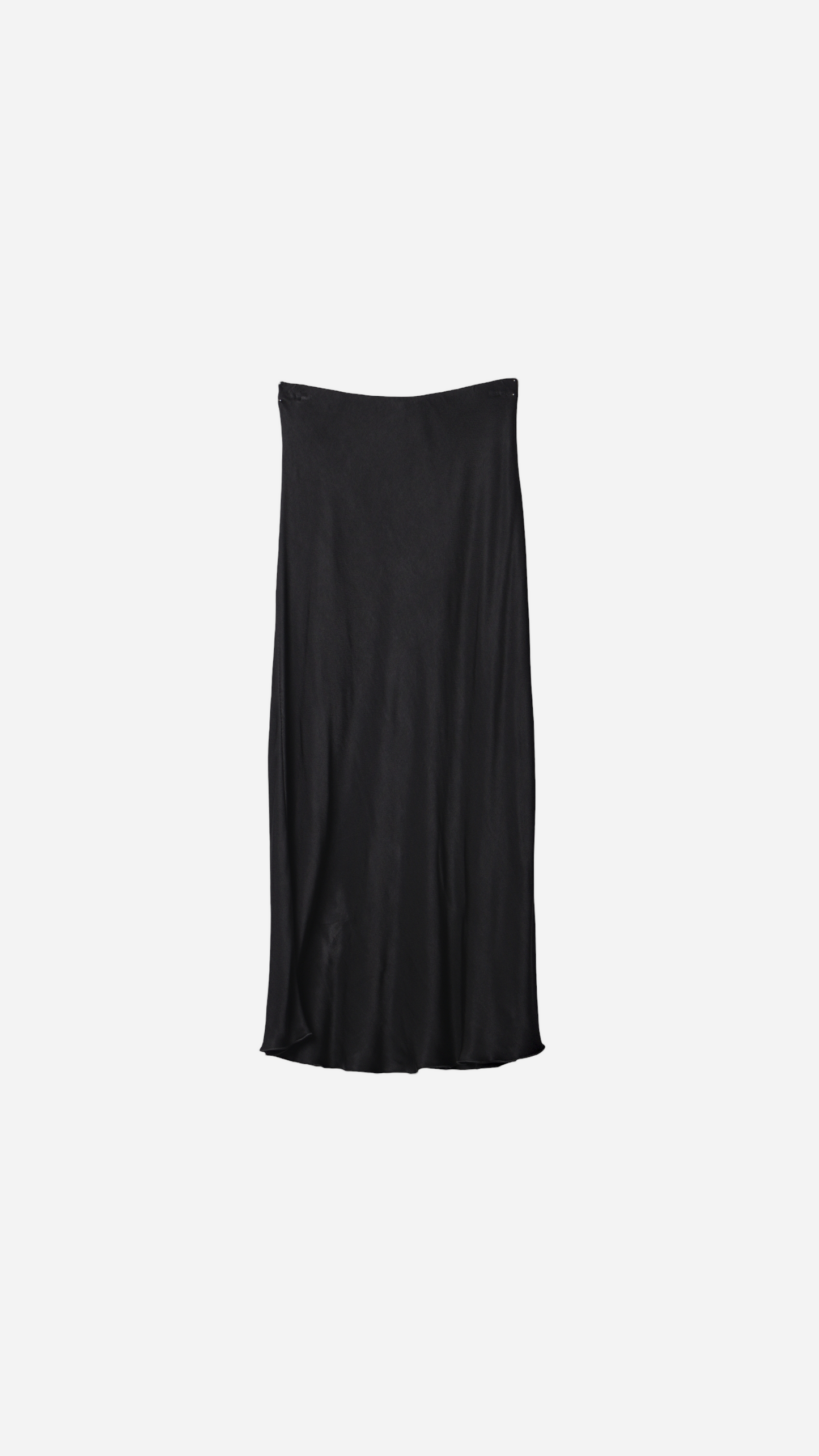 SATIN EFFECT MIDI SKIRT