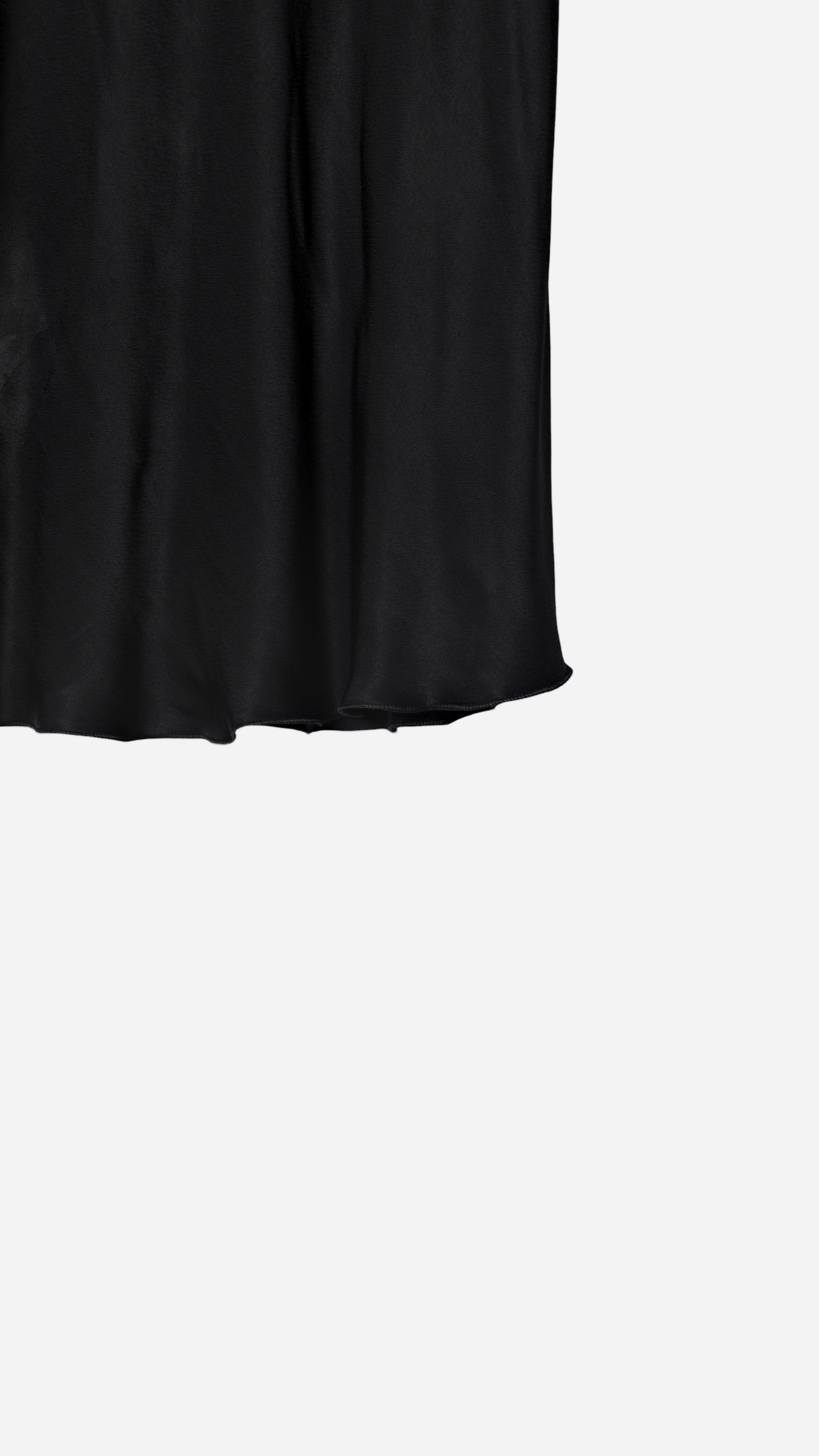 SATIN EFFECT MIDI SKIRT