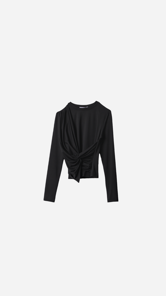 KNOT DETAIL T-SHIRT