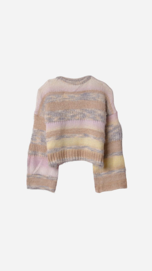 OVERSIZE FIT FUR EFFECT SWEATER