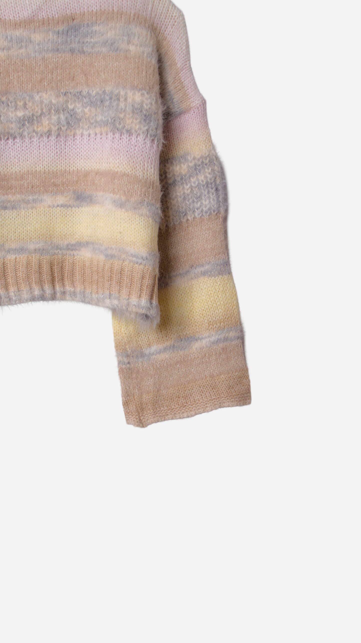 OVERSIZE FIT FUR EFFECT SWEATER