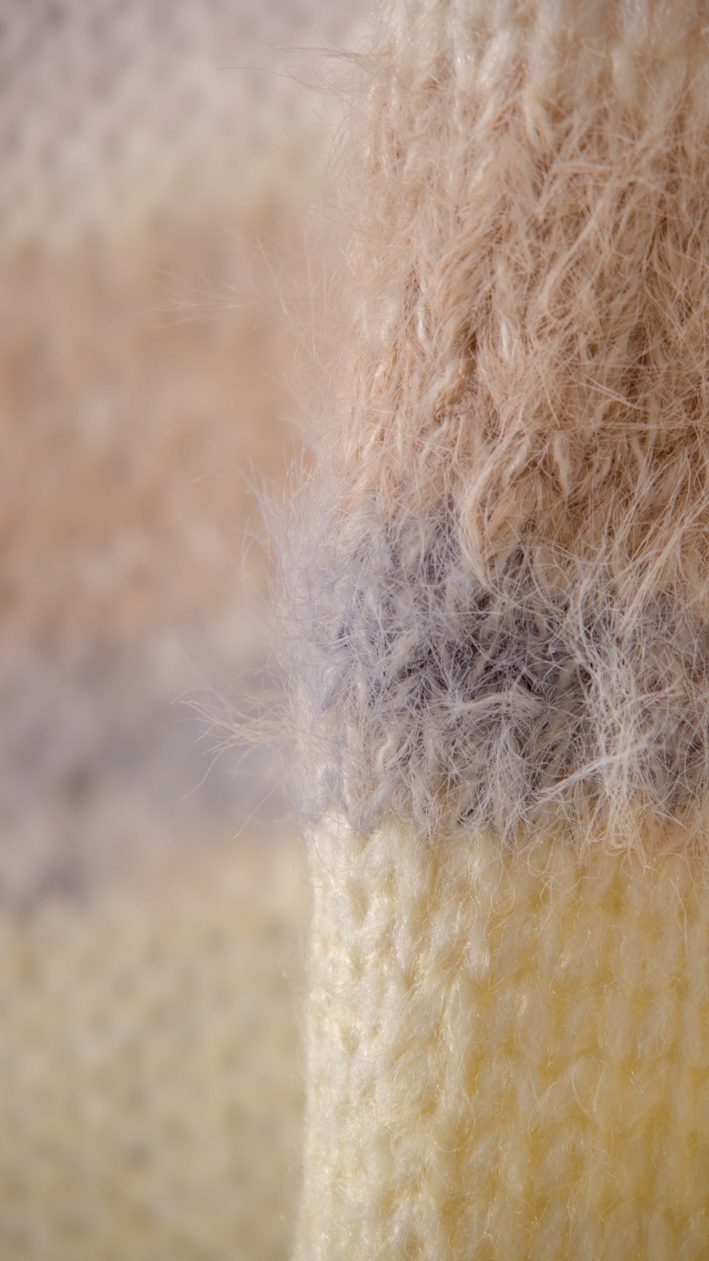 OVERSIZE FIT FUR EFFECT SWEATER