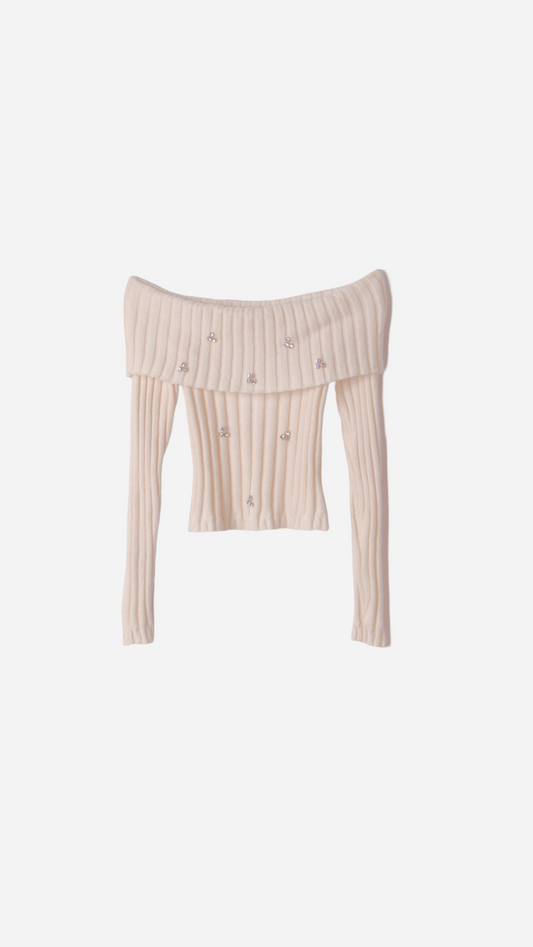 BARDOT JEWELRY KNITTED JERSEY