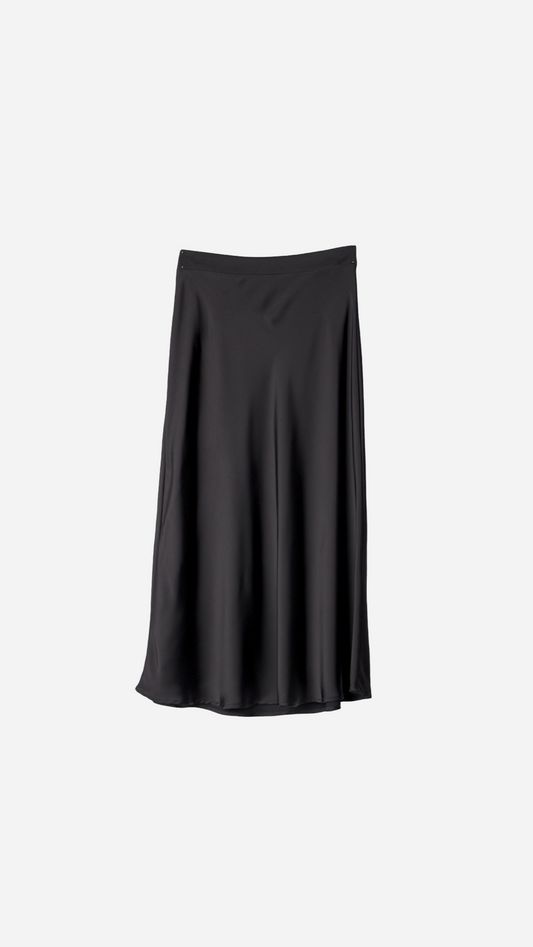 FALDA MIDI SATINADA