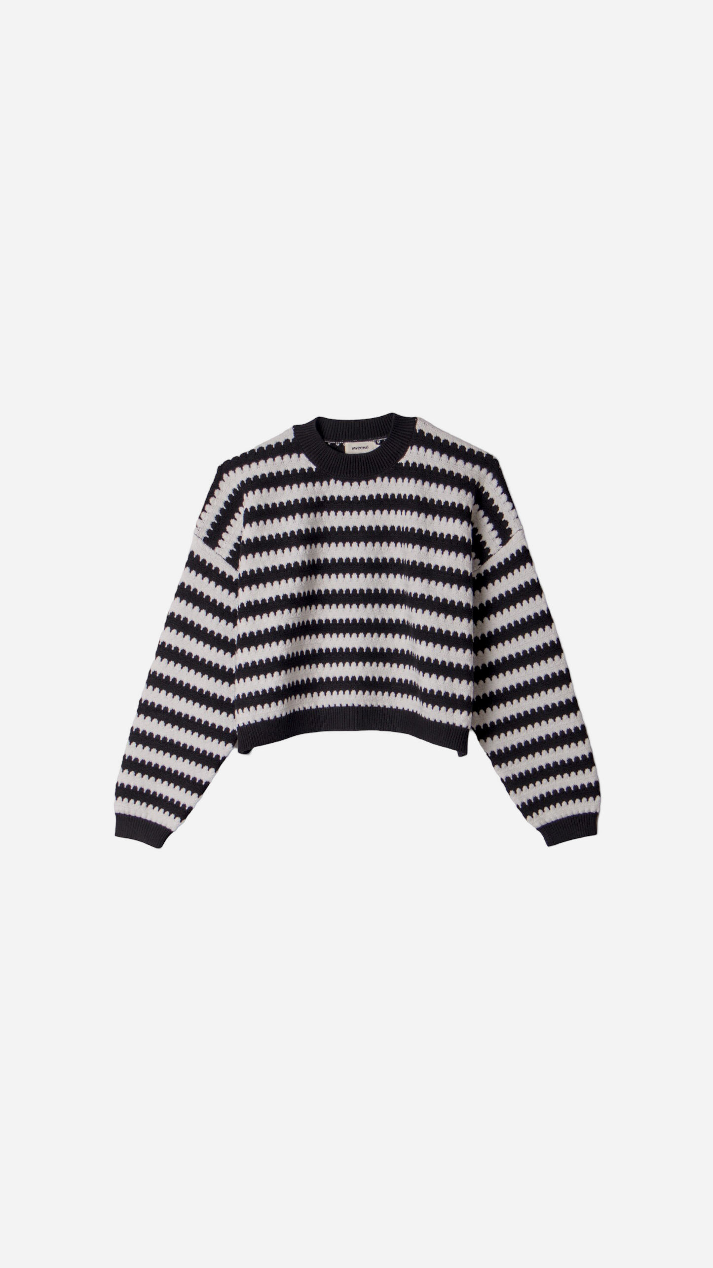 BASIC STRIPED KNITTED JERSEY