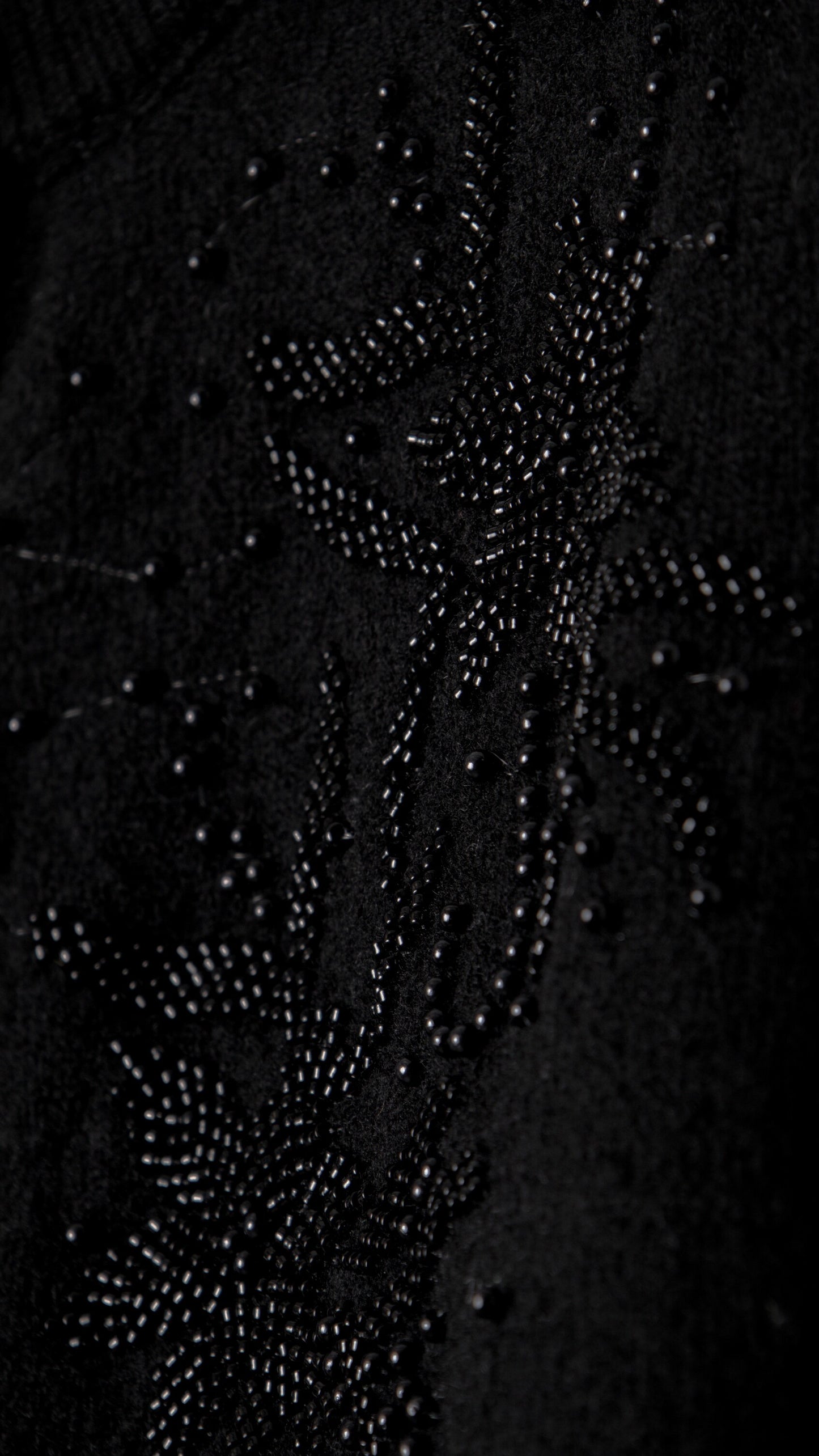 KNIT CARDIGAN WITH BEAD DETAIL