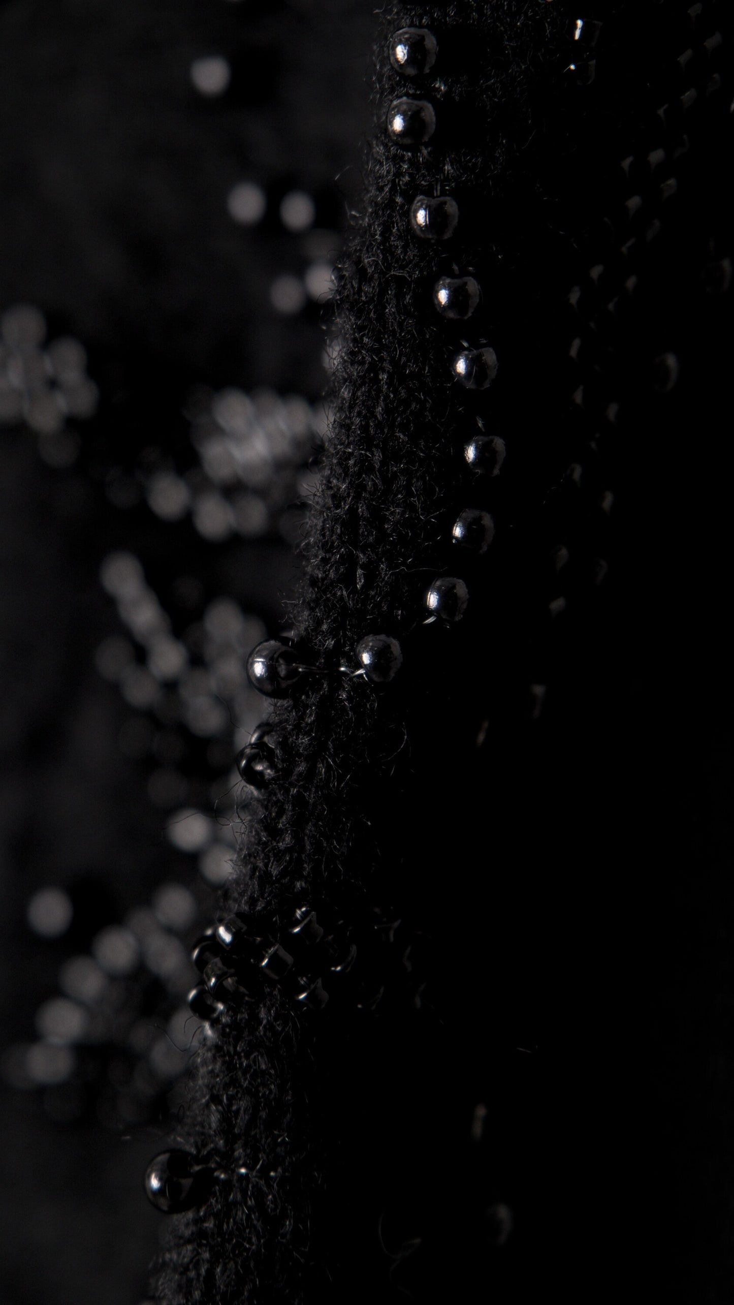 KNIT CARDIGAN WITH BEAD DETAIL