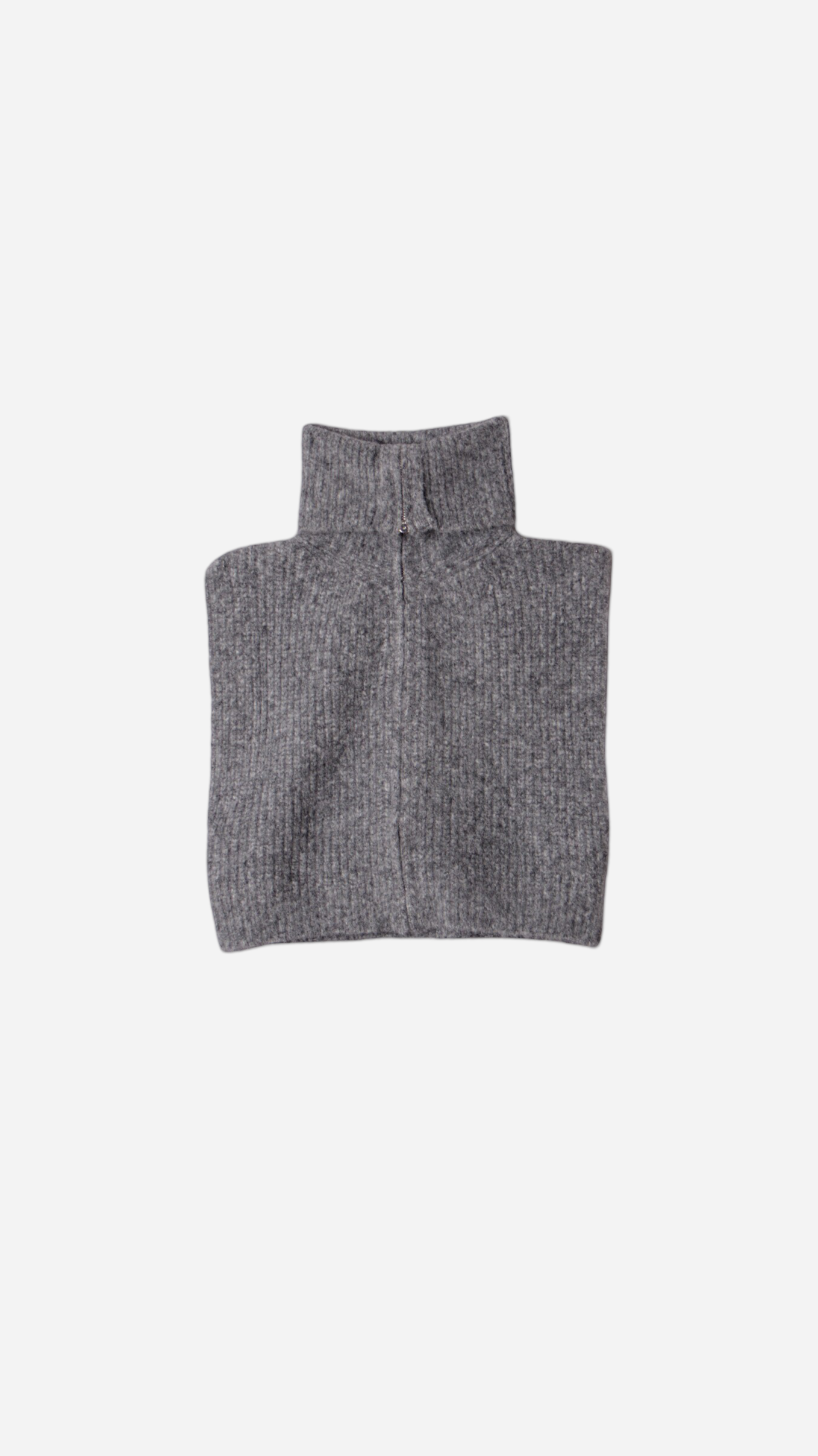 HIGH NECK KNITTED VEST