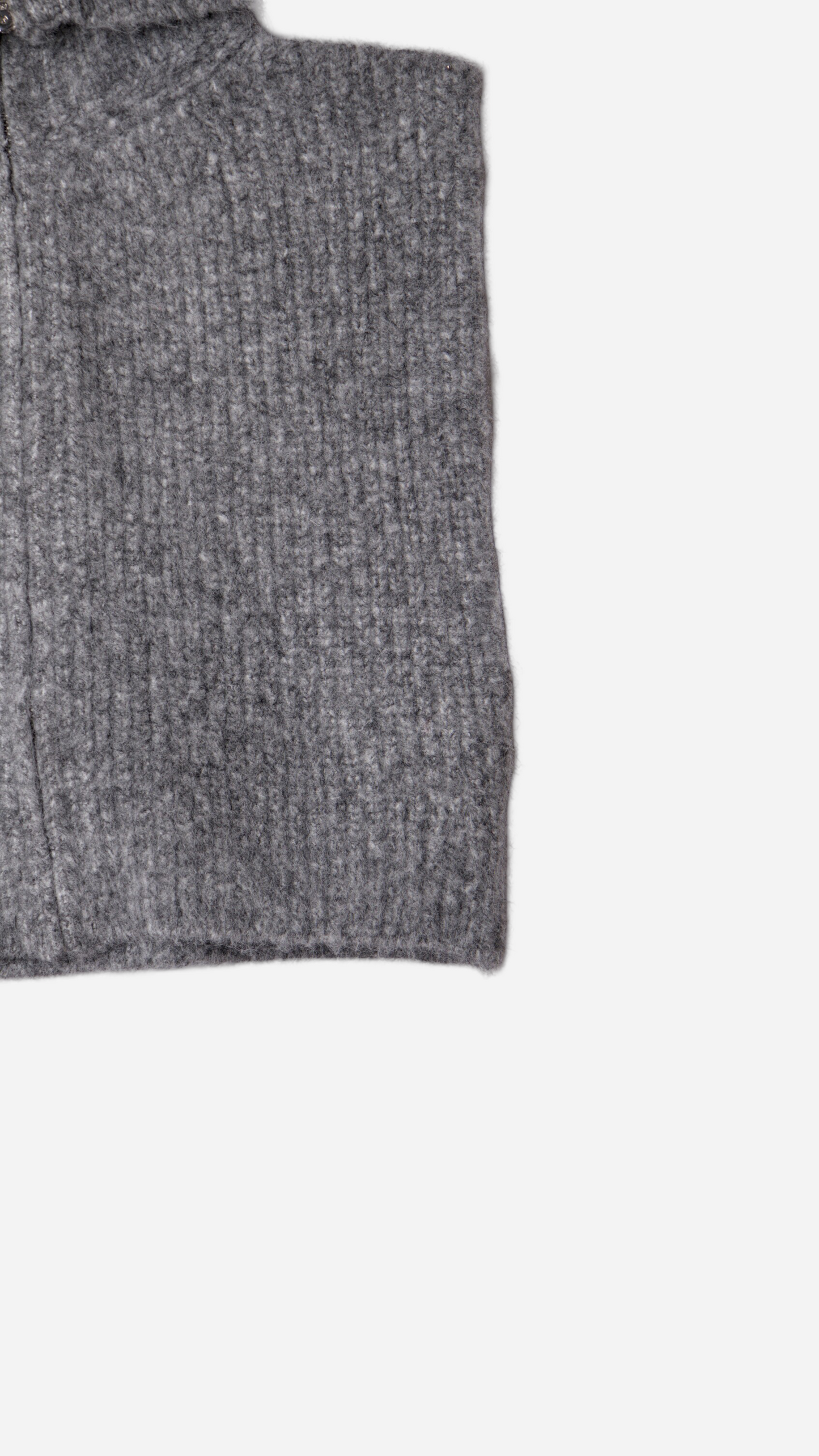 HIGH NECK KNITTED VEST